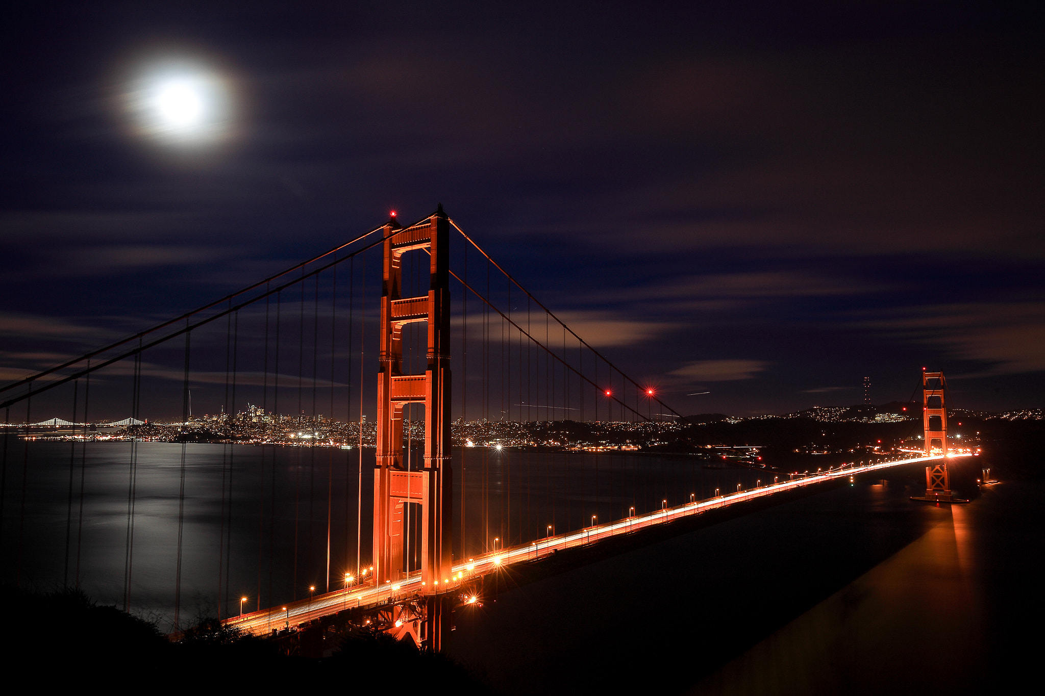 Canon EOS 5D Mark II + Canon EF 16-35mm F4L IS USM sample photo. Under moon light photography