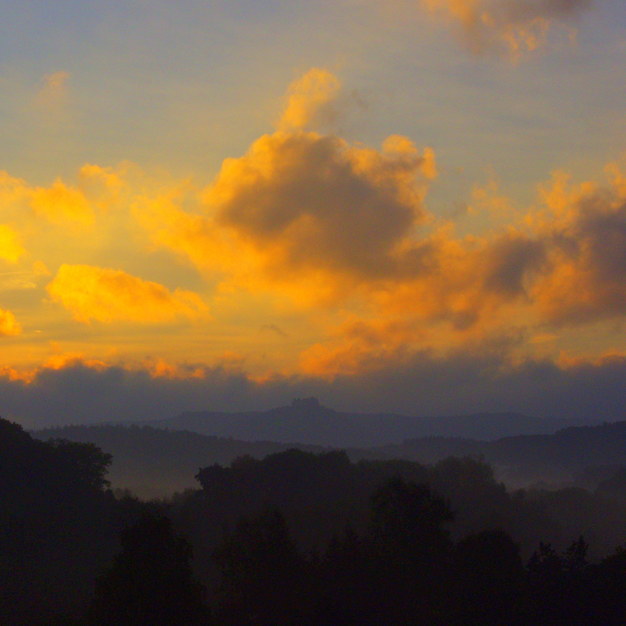 Pentax K-5 sample photo. Silhouettes - swabian alps photography