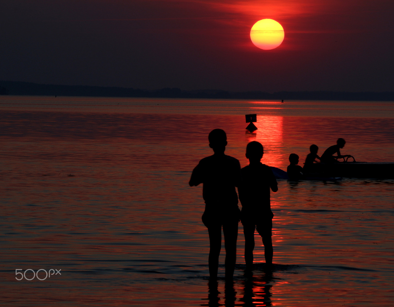 Canon EF 70-300mm F4-5.6 IS USM sample photo. Sonnenuntergang photography