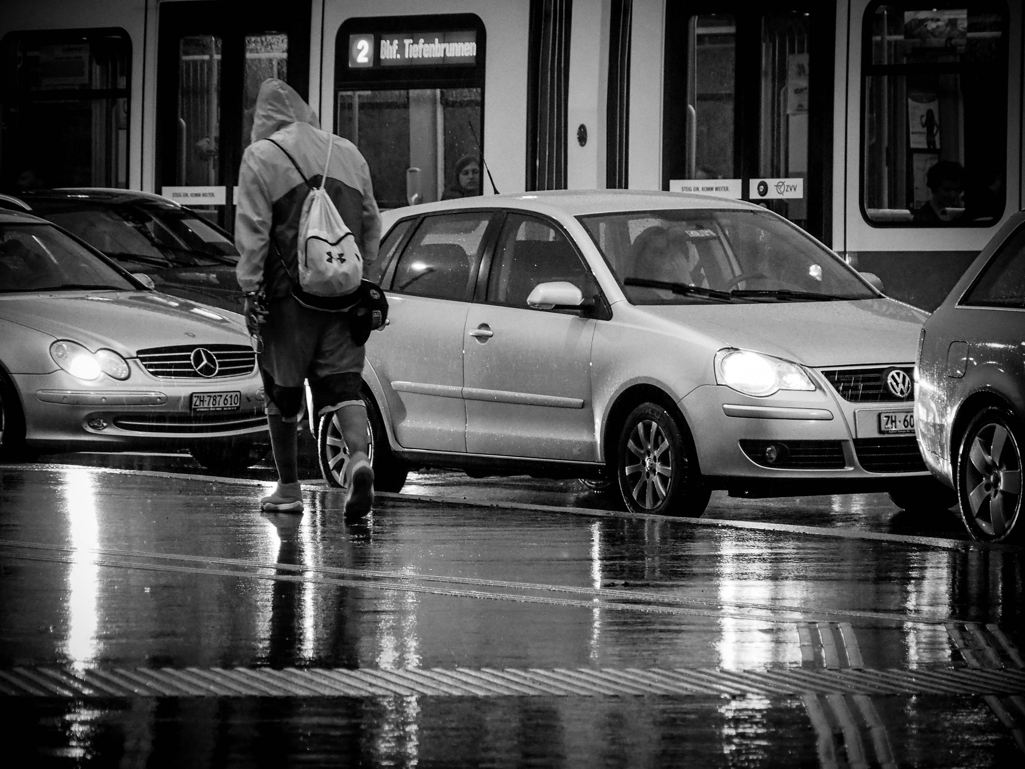 Olympus OM-D E-M5 II sample photo. Rain photography