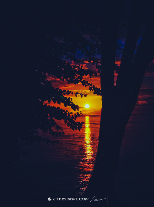 Apple iPad mini sample photo. Colorful sunset photography