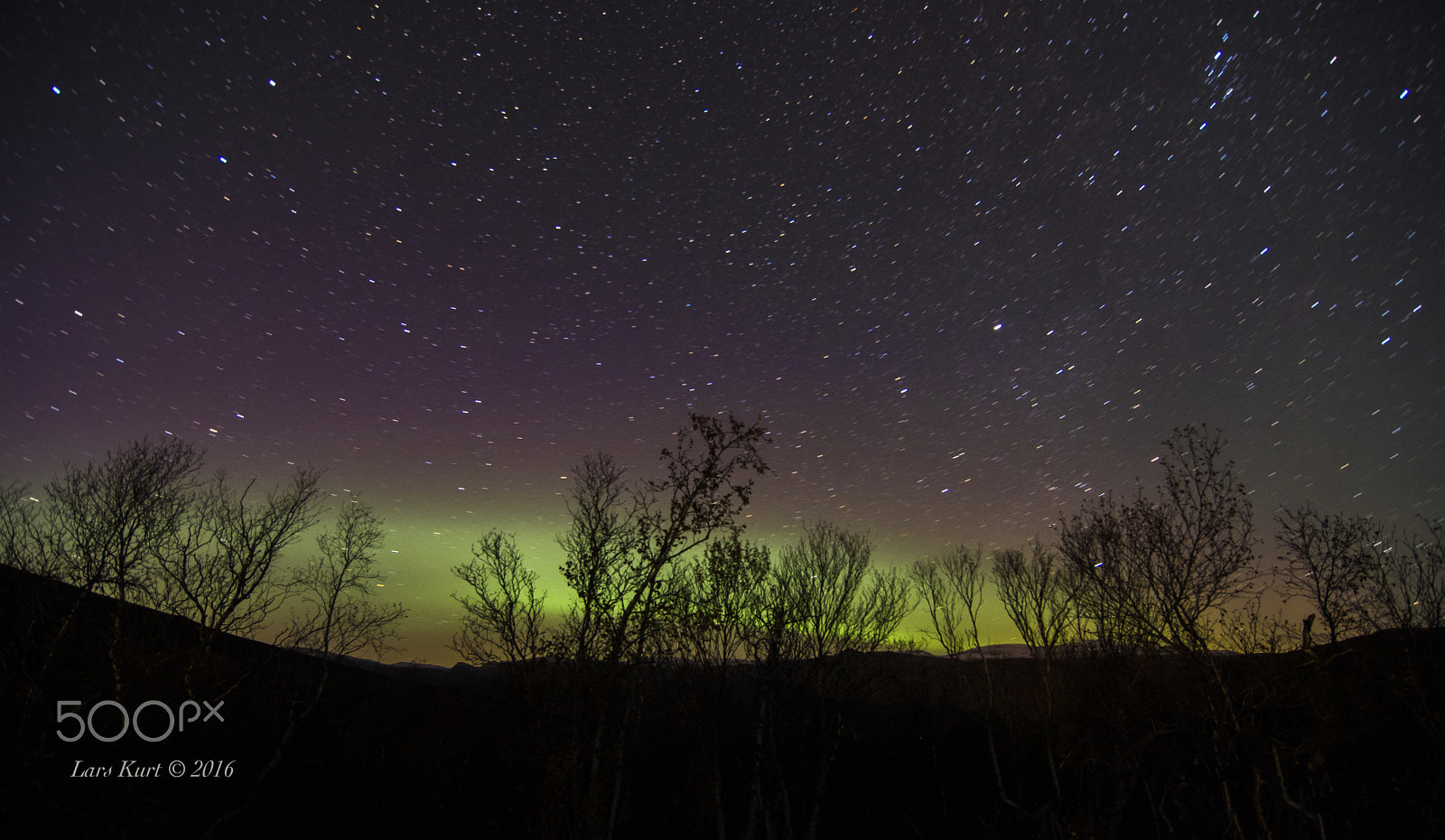 Pentax K-3 sample photo. Nordlys på bråtå-åsen photography