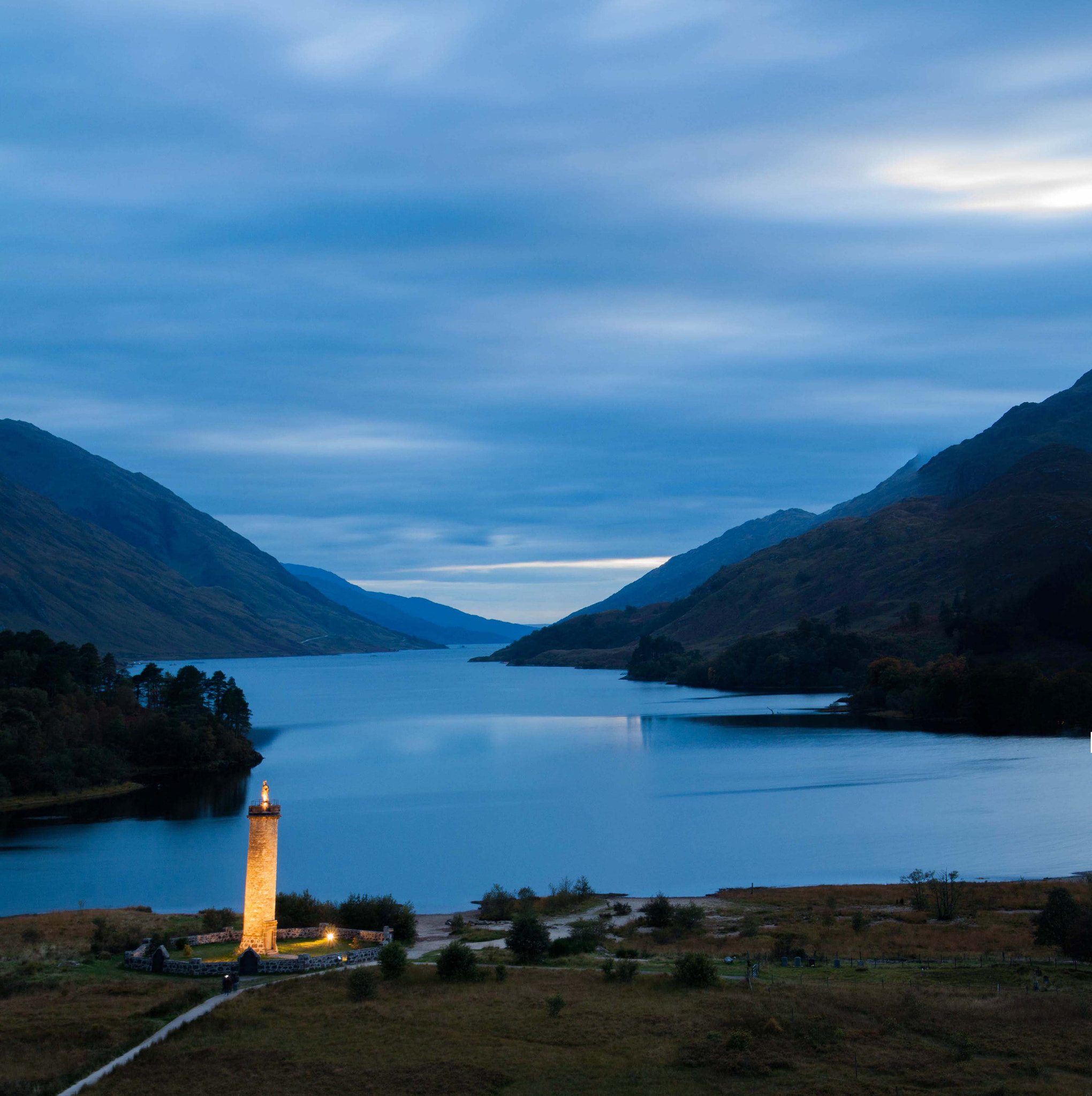 Canon EOS 450D (EOS Rebel XSi / EOS Kiss X2) sample photo. Glenfinnan monument photography