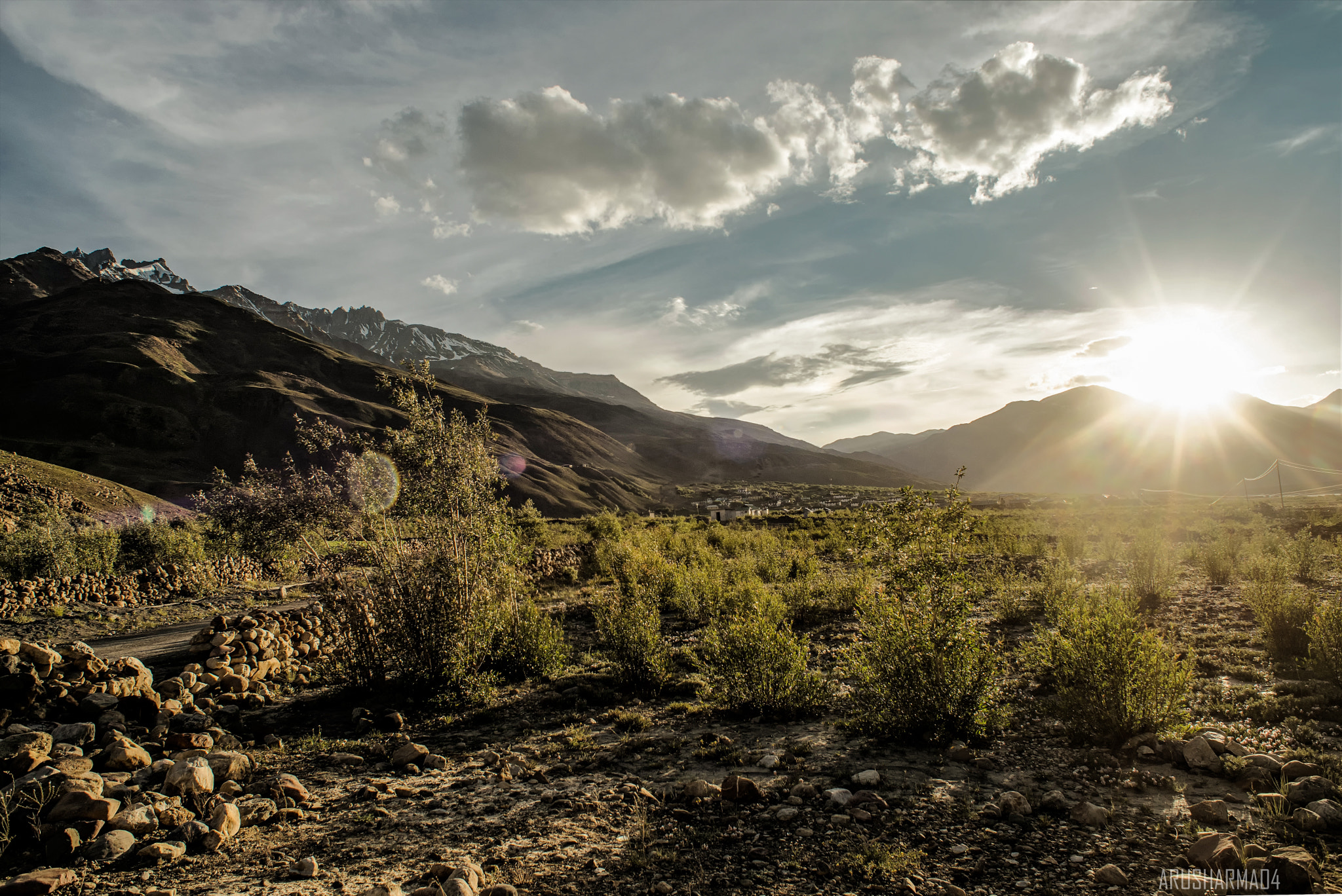 Nikon D750 + Nikon AF Nikkor 20mm F2.8D sample photo. Spiti valley sunsets photography