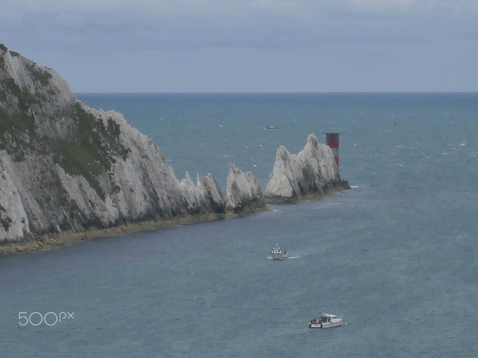 Olympus VG170 sample photo. The needles isle of wight photography