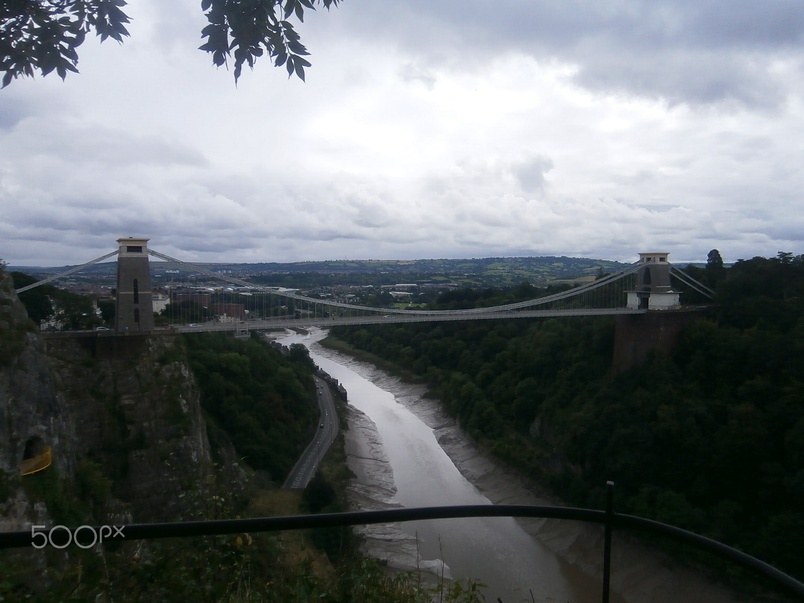 Olympus VG170 sample photo. Clifton suspension bridge photography