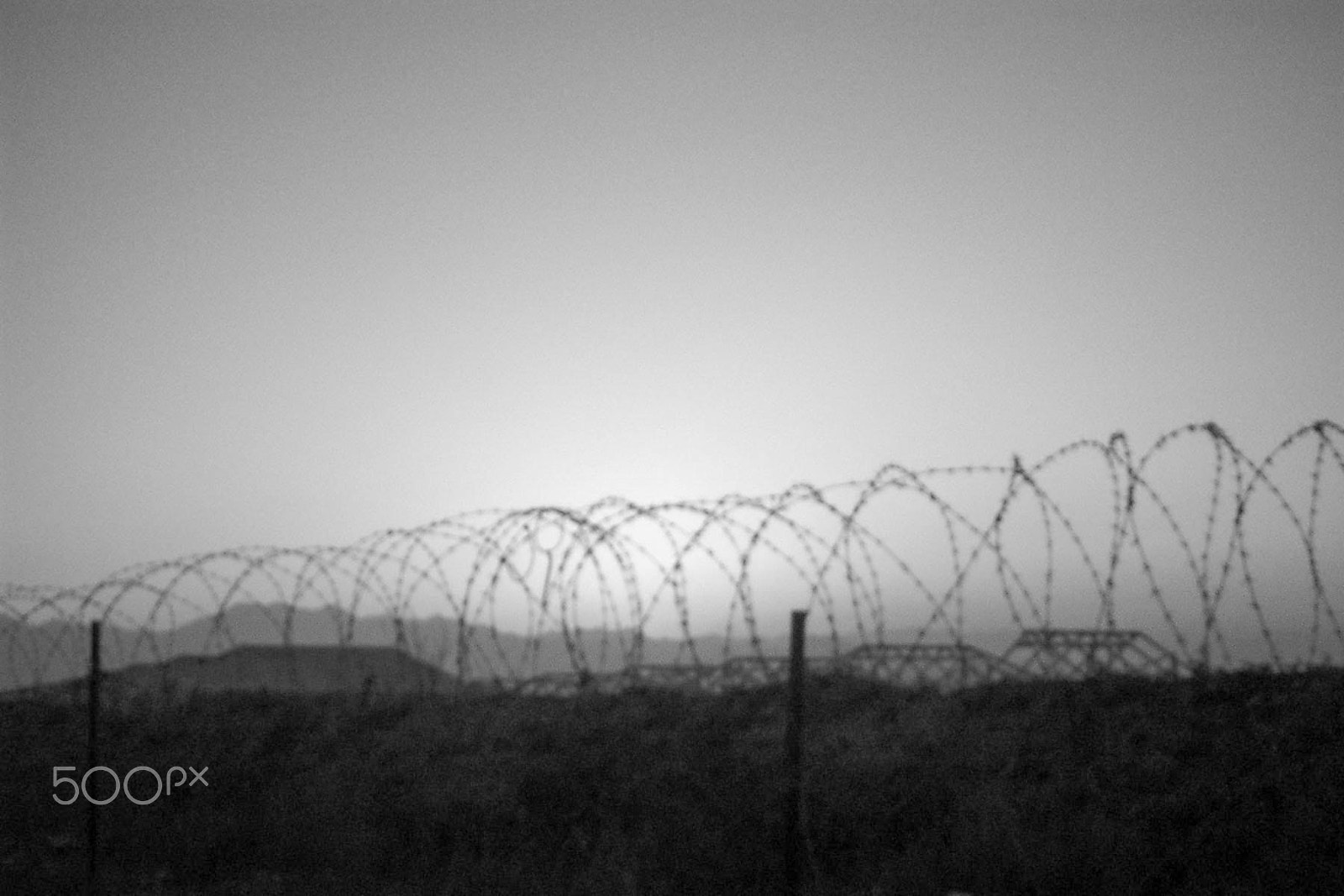 Kodak DX3500 DIGITAL CAMERA sample photo. Barbed wire photography