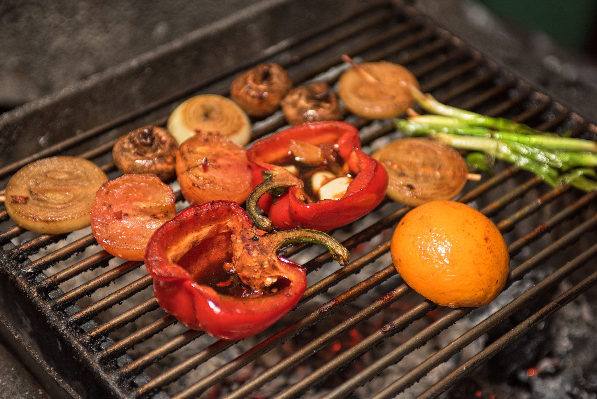 Nikon AF-S Nikkor 28-70mm F2.8 ED-IF sample photo. Grilled vegetable photography