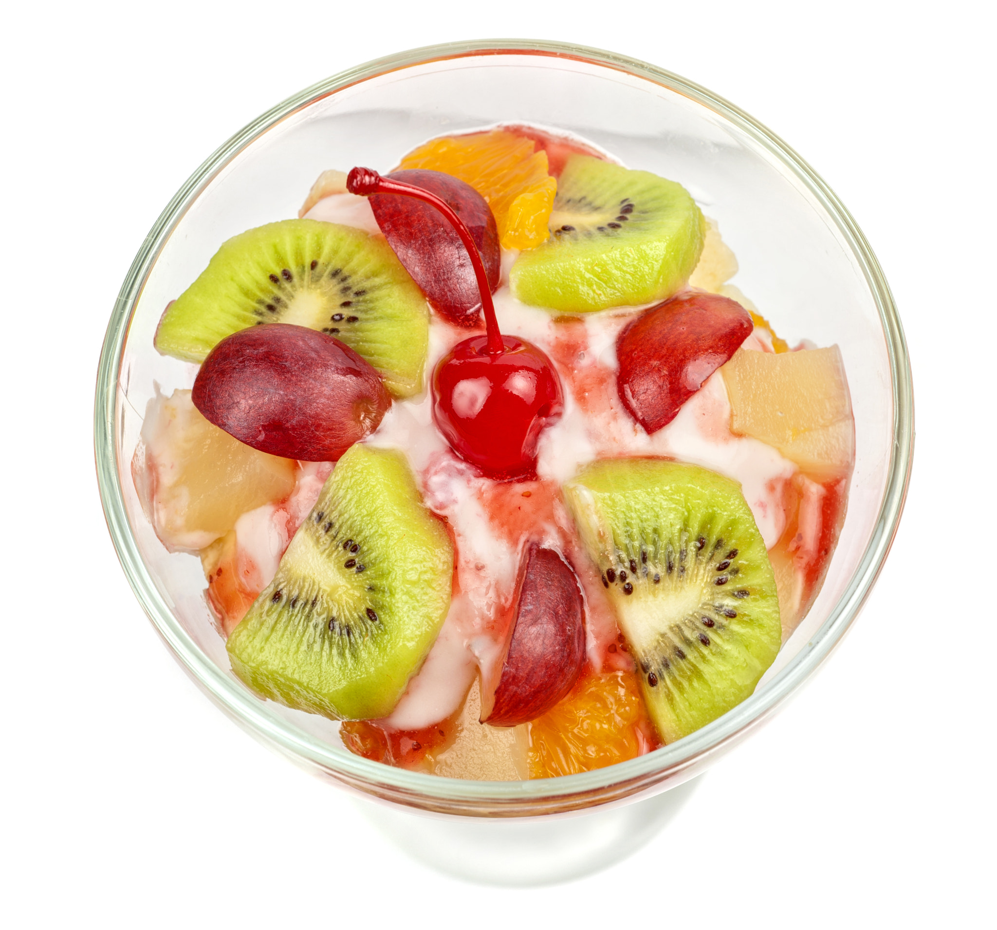 Nikon AF Micro-Nikkor 60mm F2.8D sample photo. Fruit salad with ice cream photography