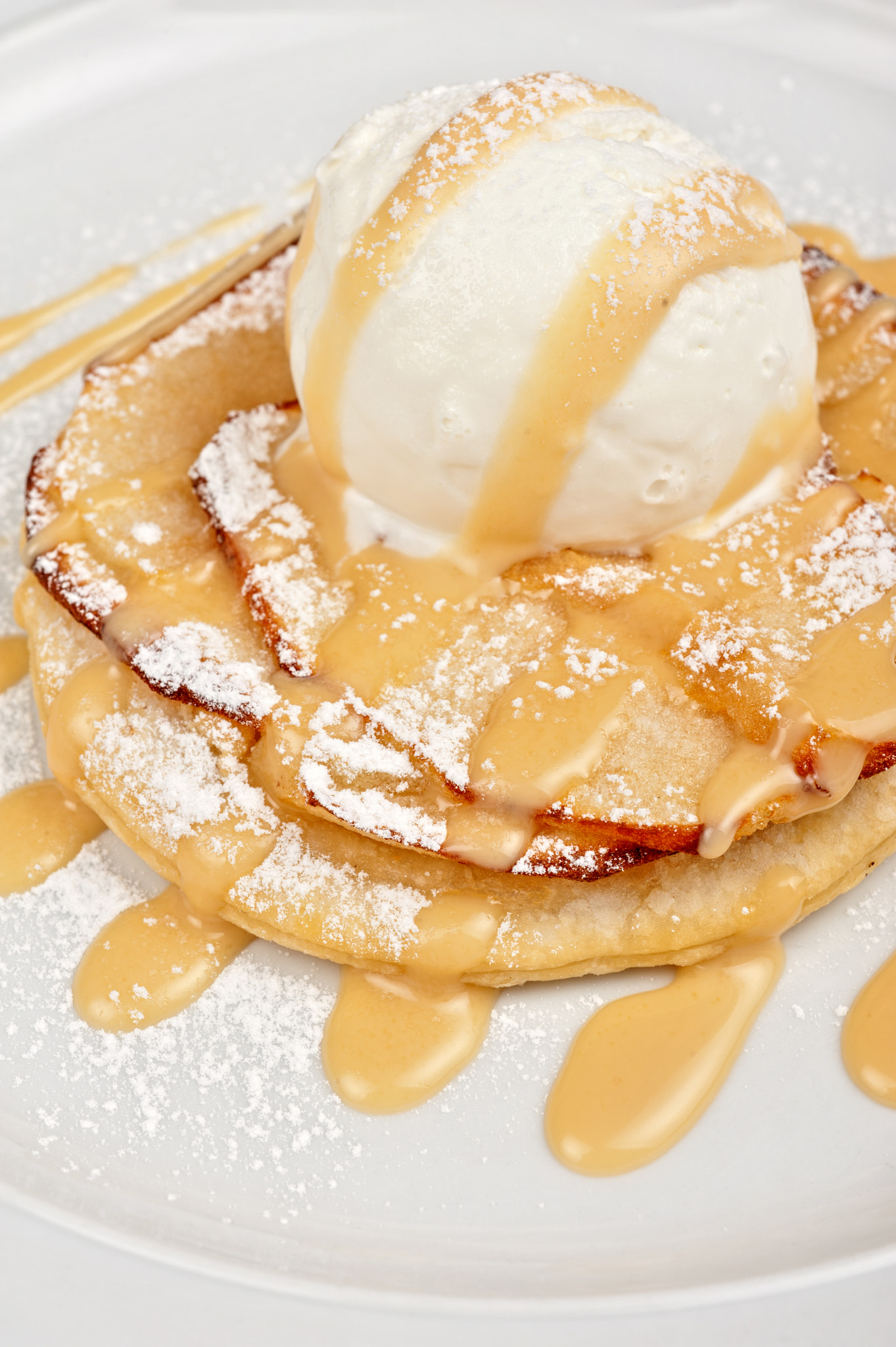 Nikon AF Micro-Nikkor 60mm F2.8D sample photo. Alsatian tart with ice cream photography