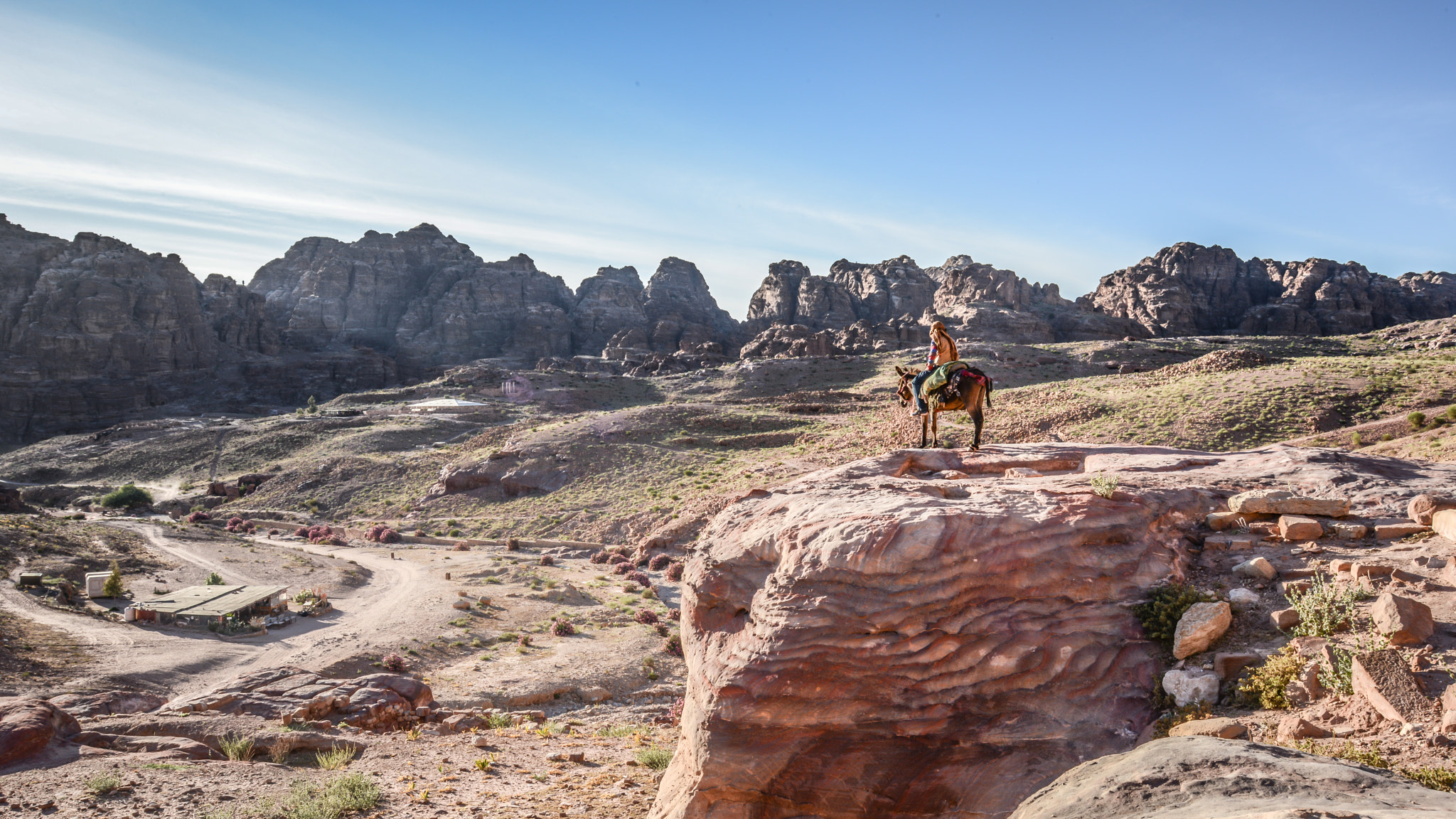 AF Zoom-Nikkor 28-80mm f/3.3-5.6G sample photo. Lonesome cowboy in petra photography