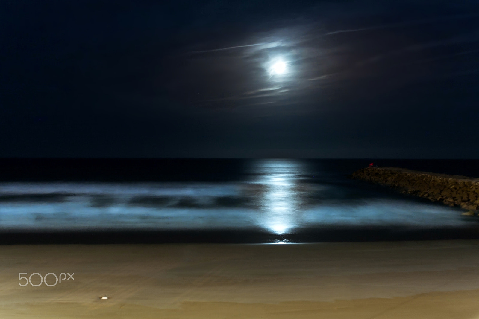 Canon EF 28-80mm f/3.5-5.6 USM IV sample photo. Moonlight photography