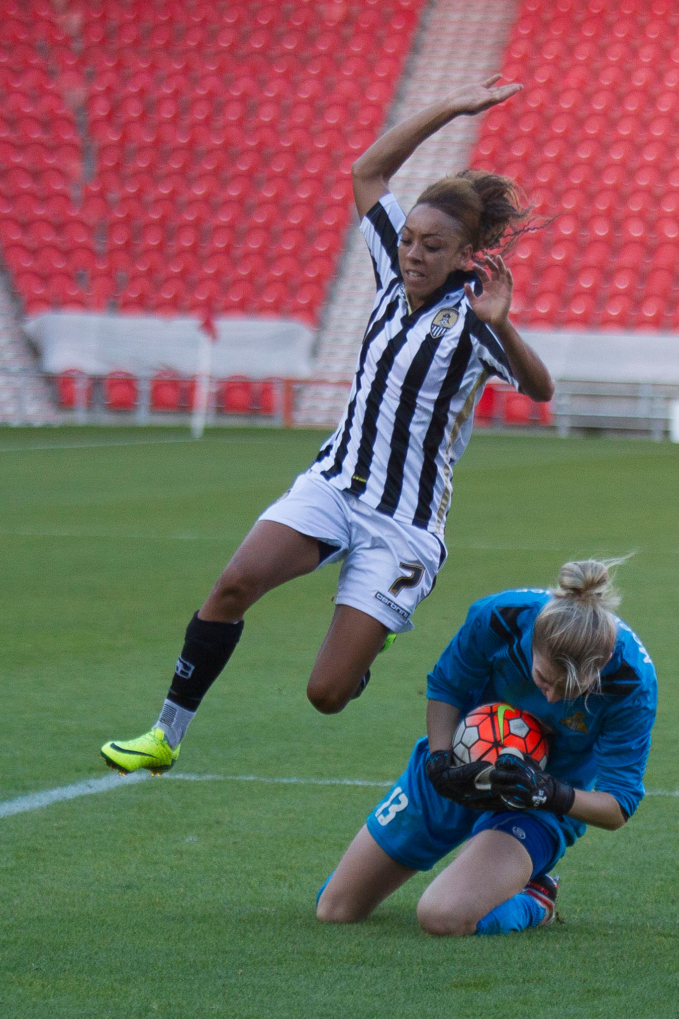 Canon EOS-1D Mark IV + Canon EF 70-200mm F2.8L IS USM sample photo. Doncaster rovers belles vs notts county ladies, fa women's super league fa wsl1, football, the... photography