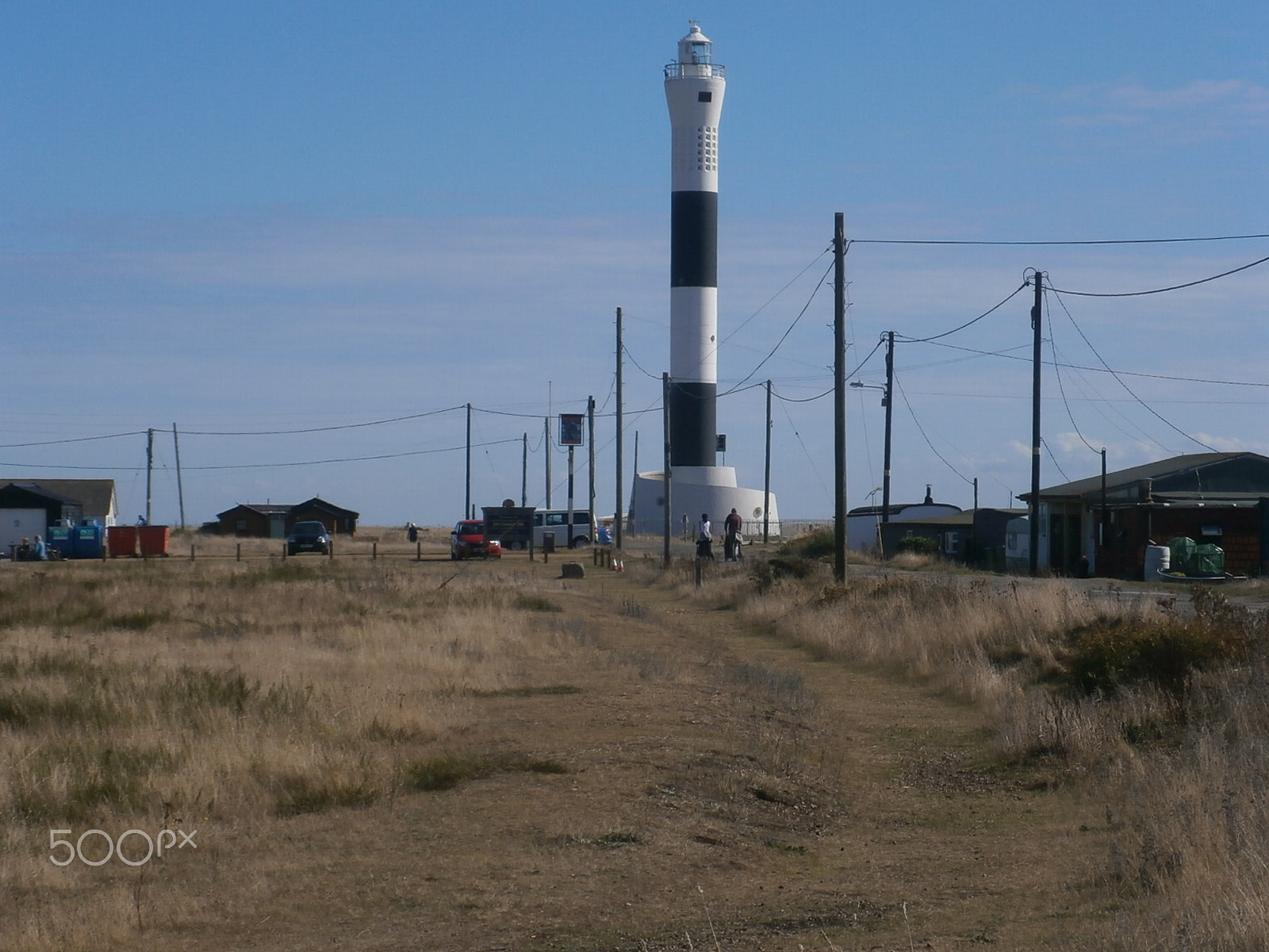 Olympus VG170 sample photo. Dungeness lighthouse photography