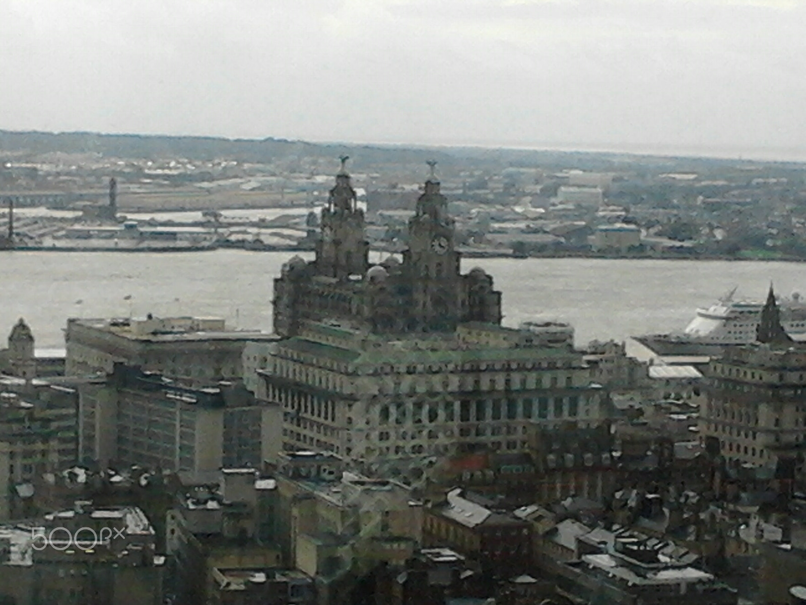 Samsung Galaxy Mini sample photo. Liverpool and the liver building photography