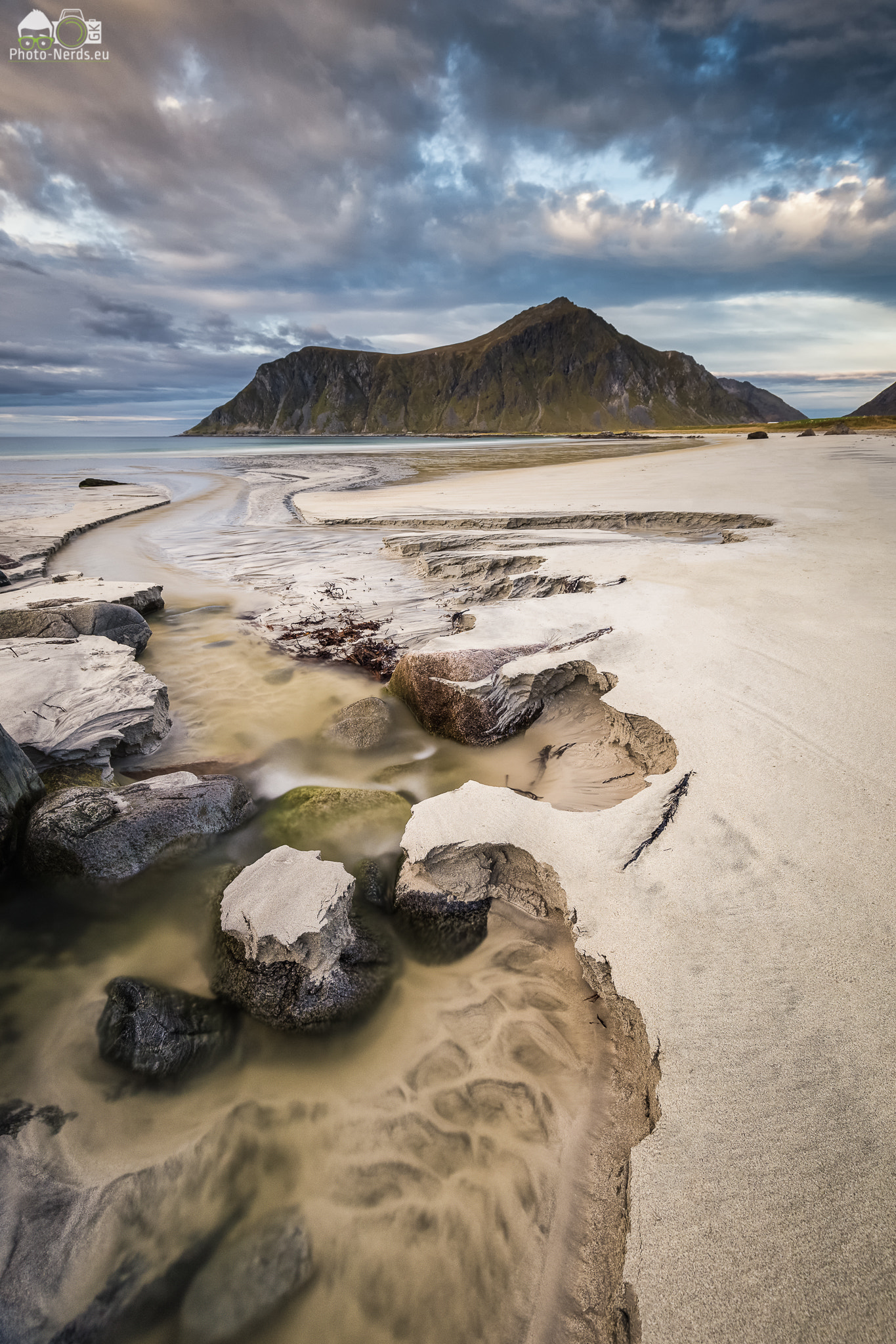 Canon EF 16-35mm F4L IS USM sample photo. Norway | lofoten | flakstad beach photography