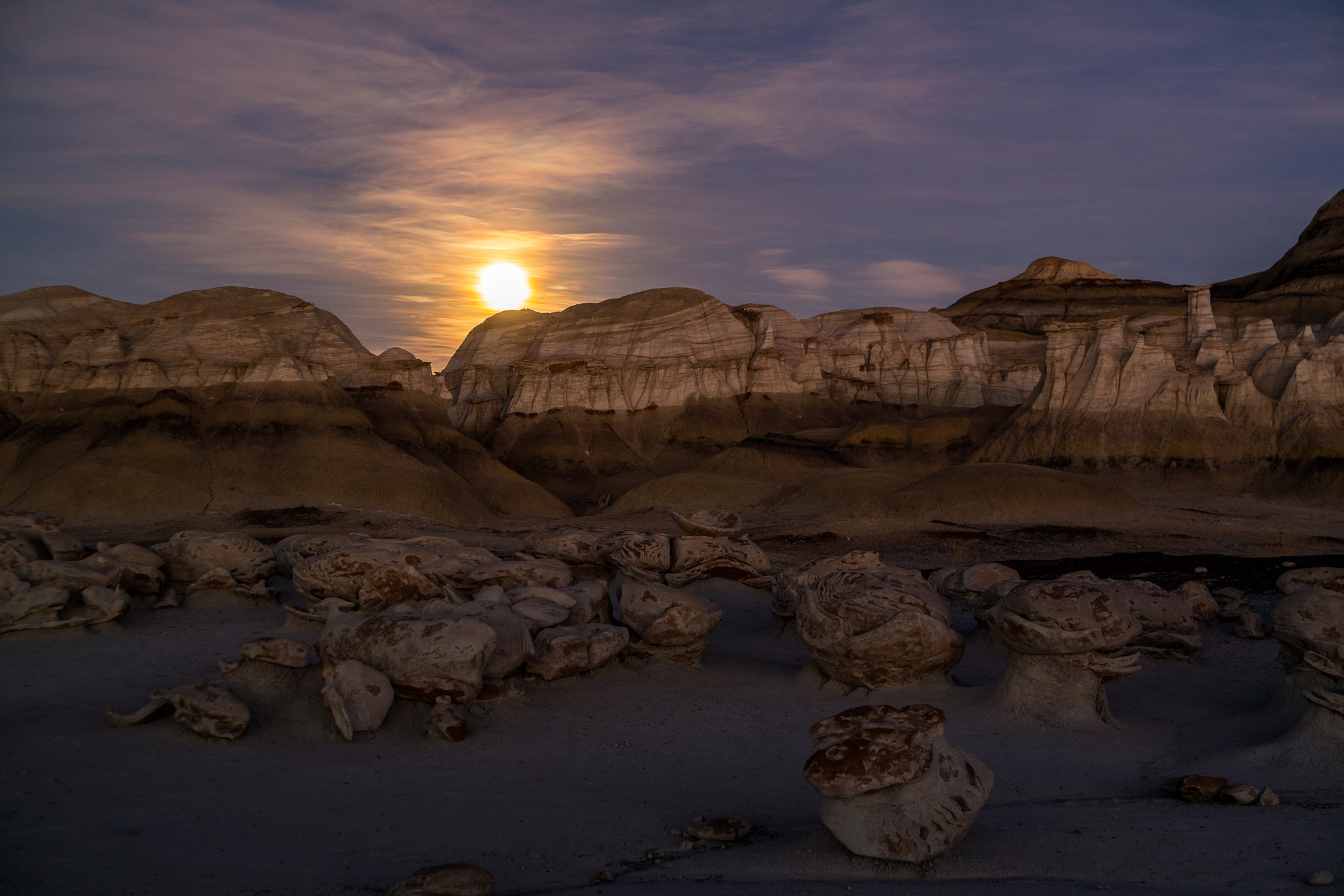 Samsung NX300 sample photo. Hunter's supermoon photography