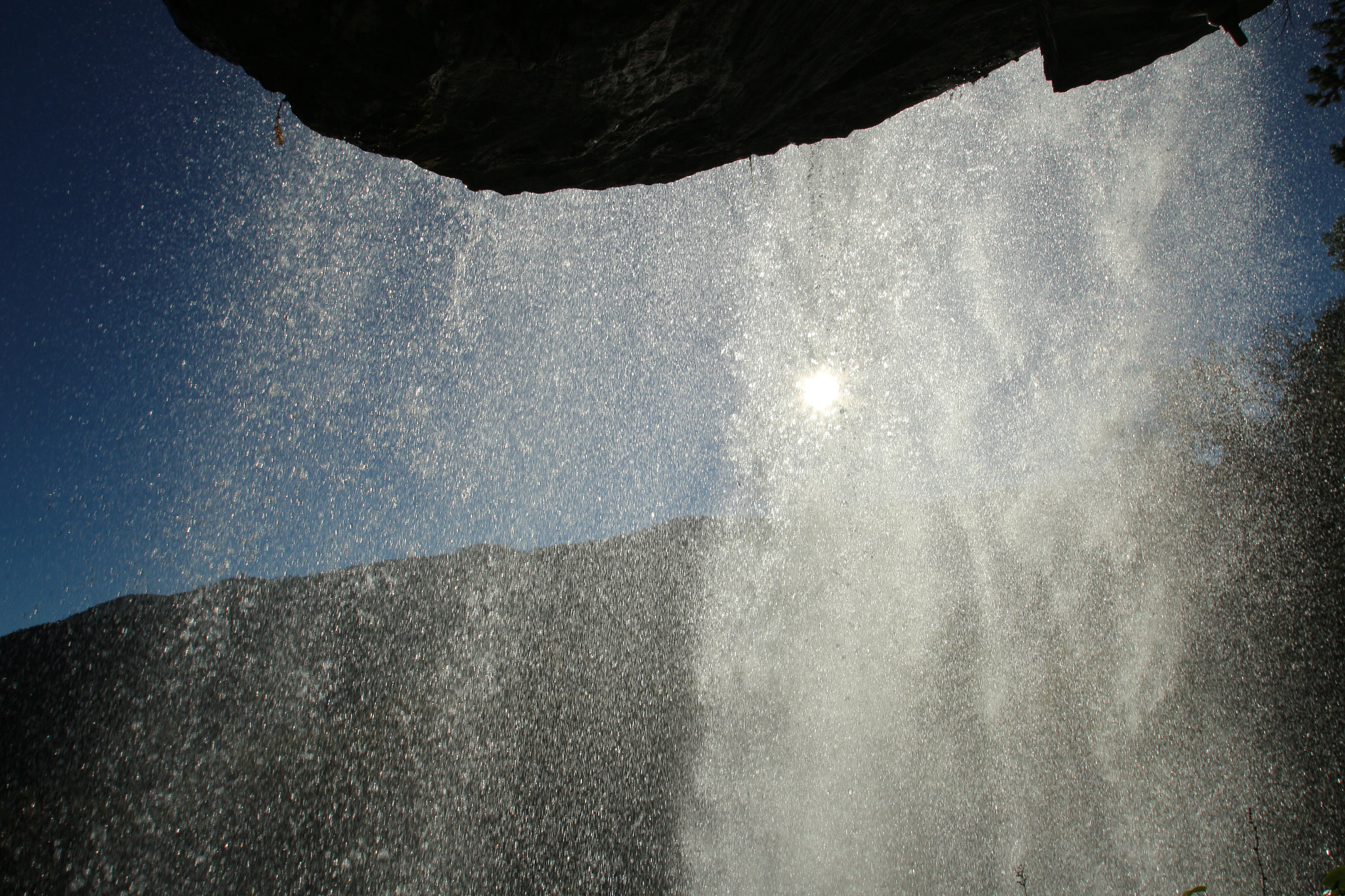 Sigma 10-20mm F3.5 EX DC HSM sample photo. Behind the waterfall photography