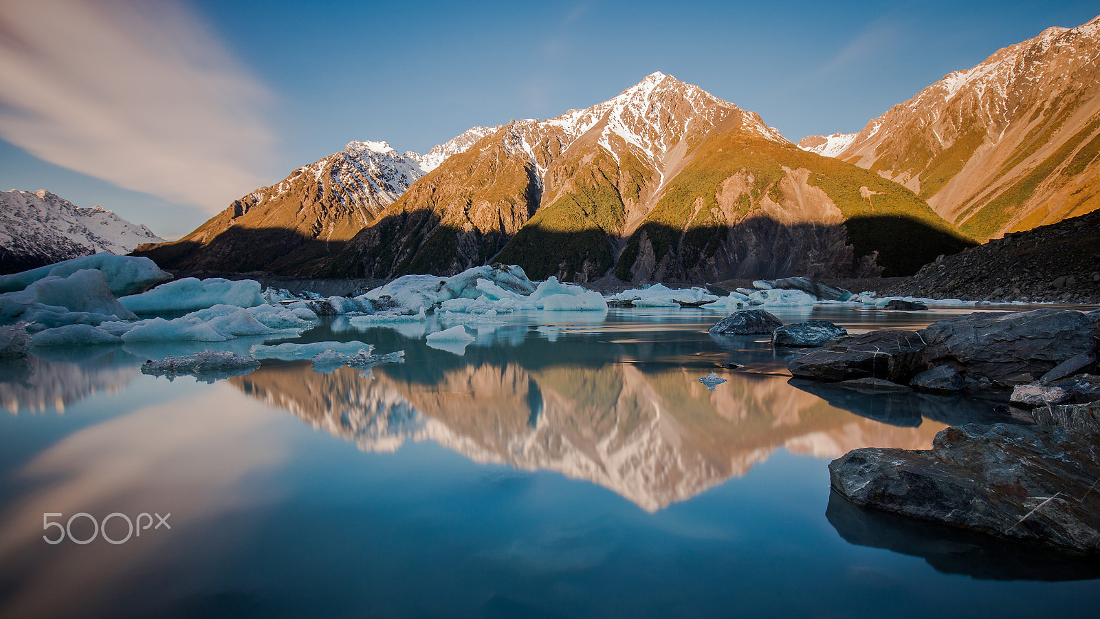 Canon EF 16-35mm F4L IS USM sample photo. Tasman lake photography