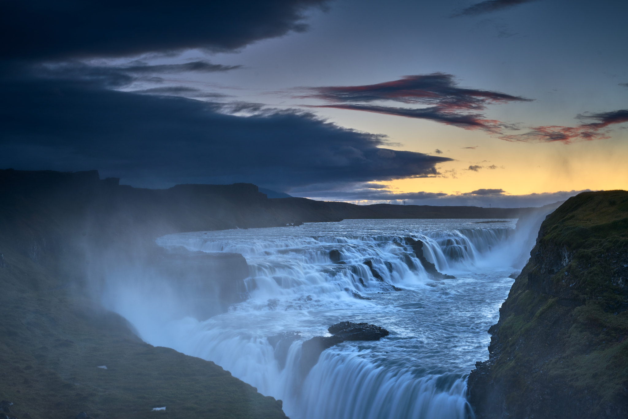 Sony a7R II + Minolta AF 50mm F1.4 [New] sample photo. Gullfoss photography