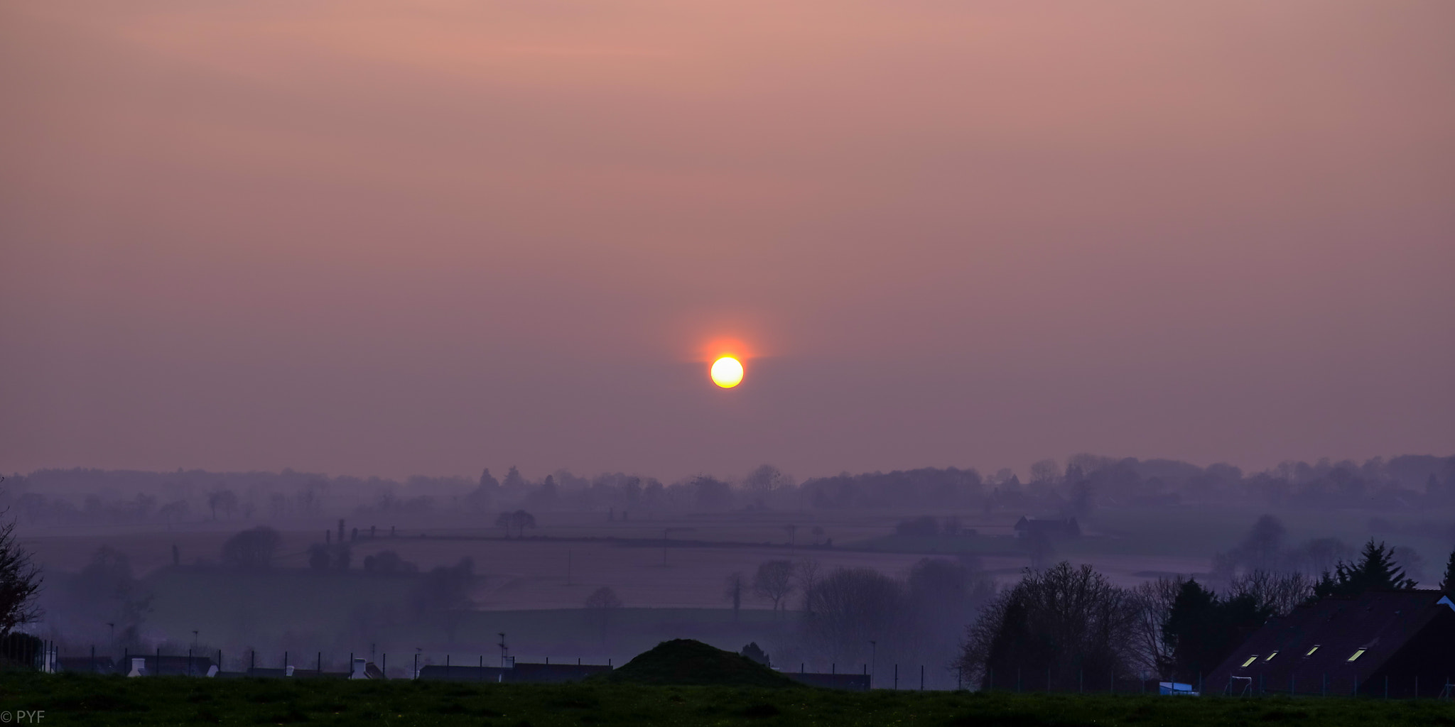 Fujifilm X-M1 + Fujifilm XF 18-55mm F2.8-4 R LM OIS sample photo. Misty sunset photography