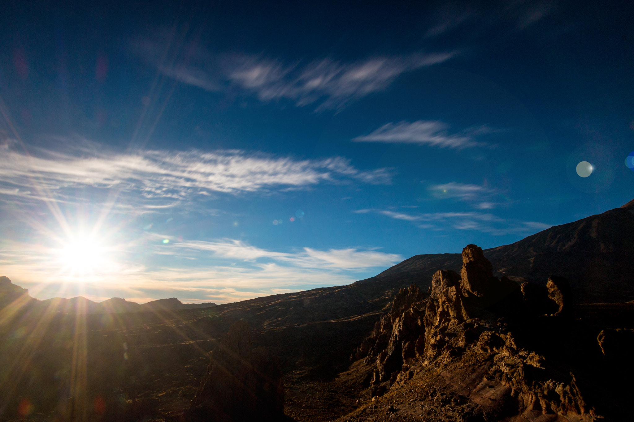 Sigma 10-20mm F3.5 EX DC HSM sample photo. Sunset teide photography
