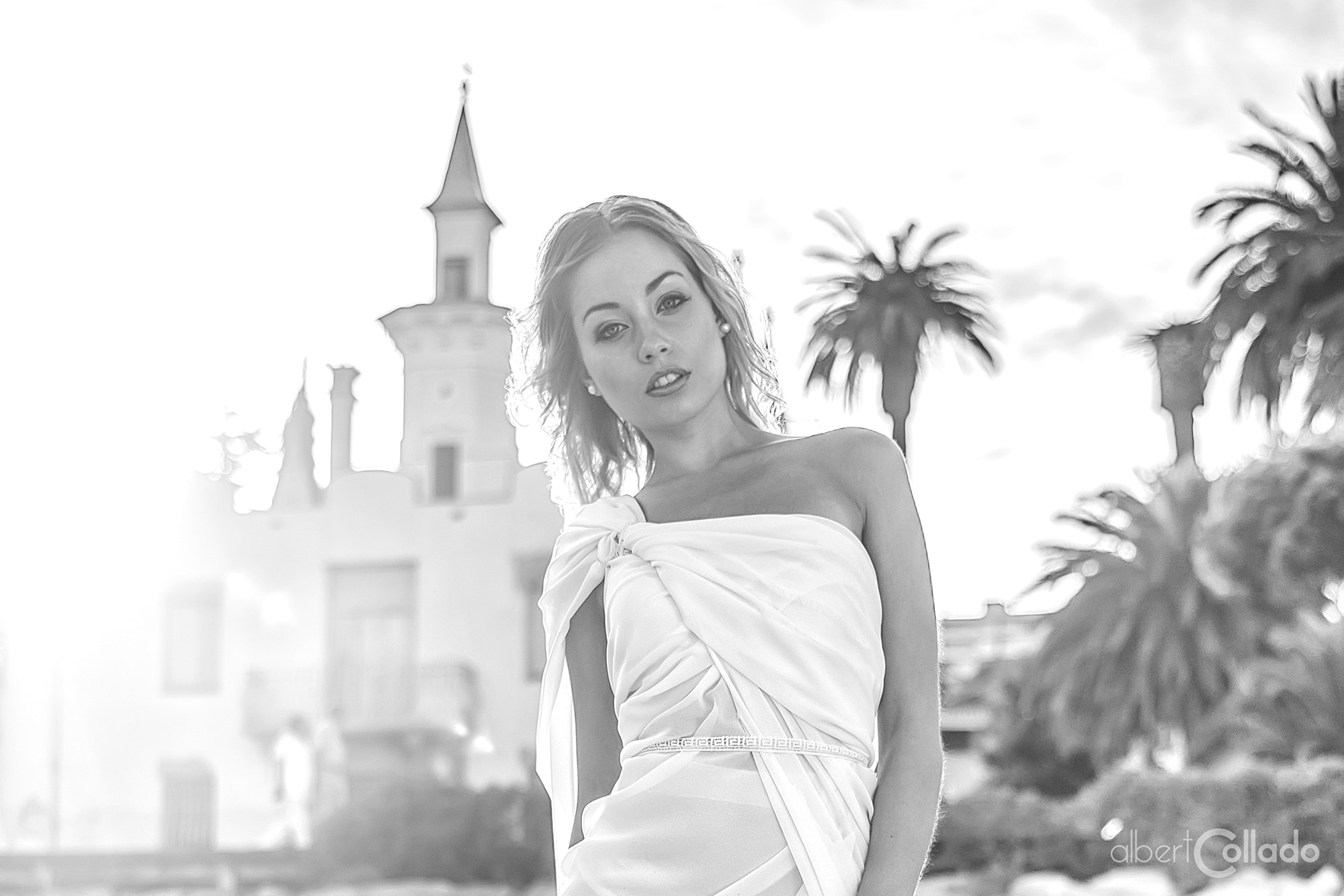 Canon EOS 6D + EF28-70mm f/2.8L USM sample photo. Paula b&w photography