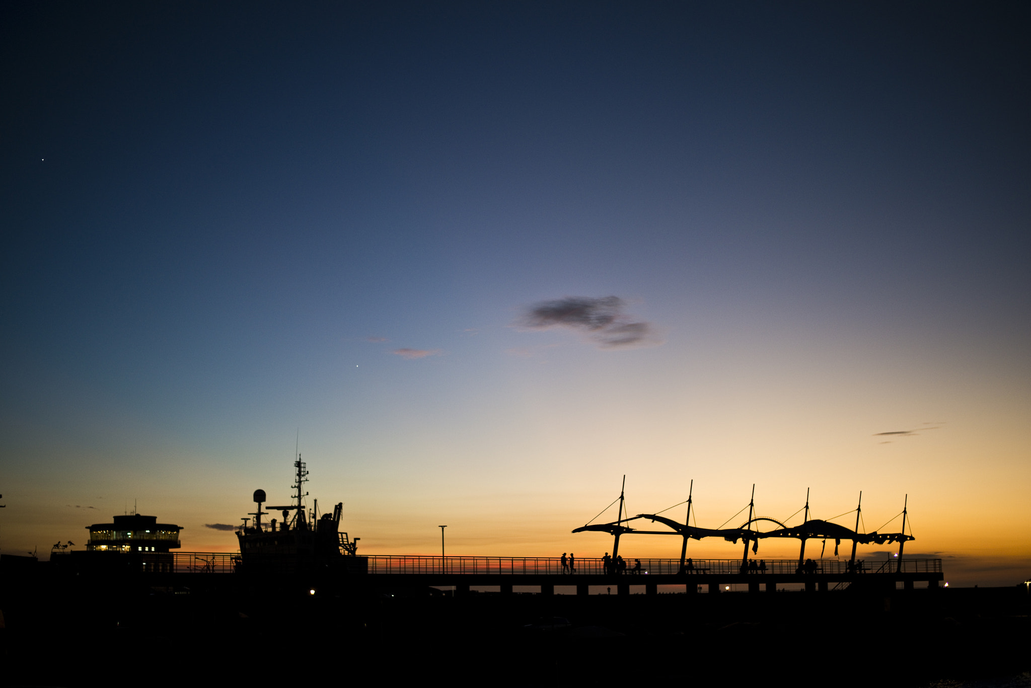 Nikon D800 + Nikon AF Micro-Nikkor 60mm F2.8D sample photo. Sunset harbor photography