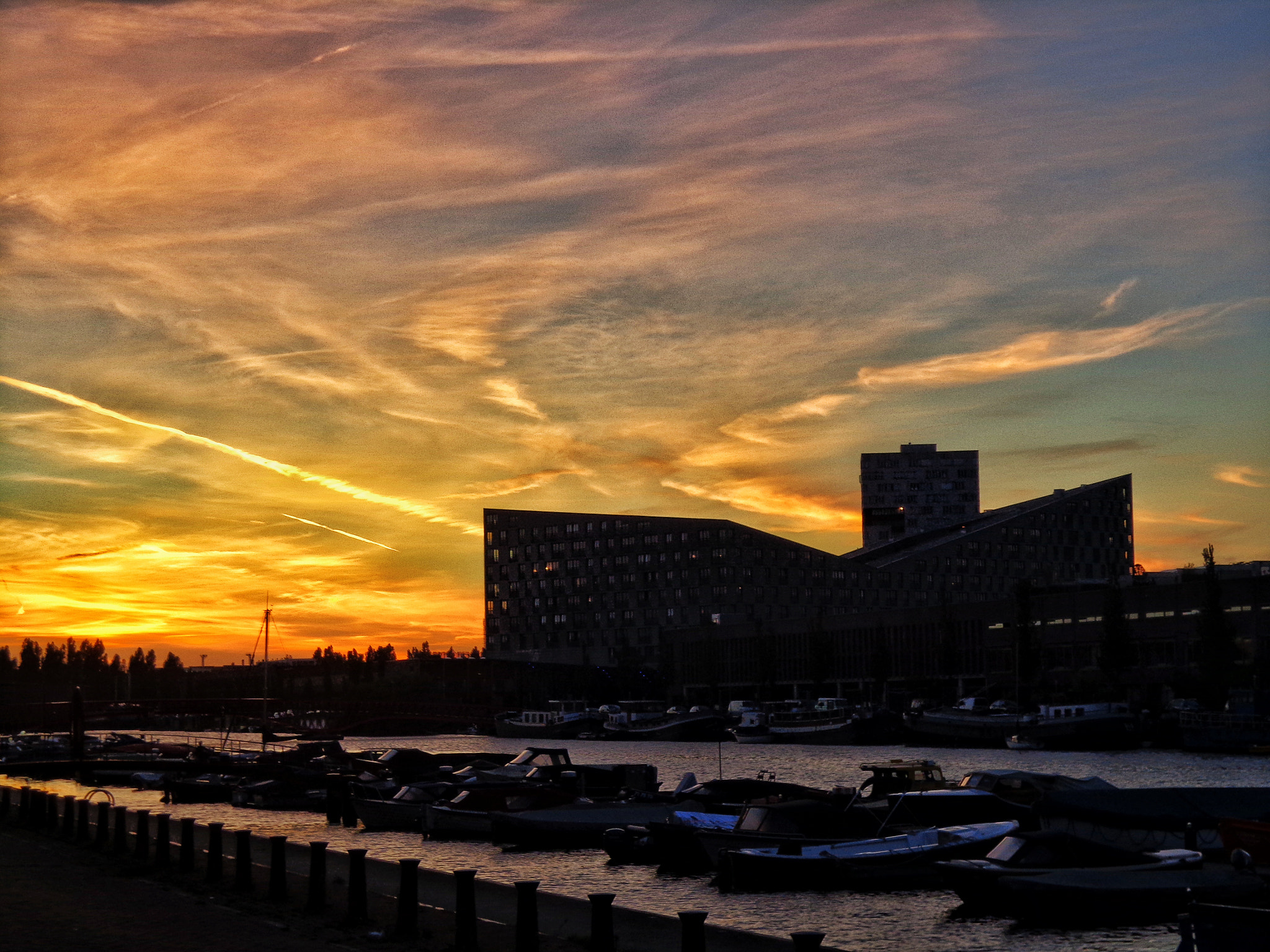 Sony DSC-W650 sample photo. Amsterdam sunset photography
