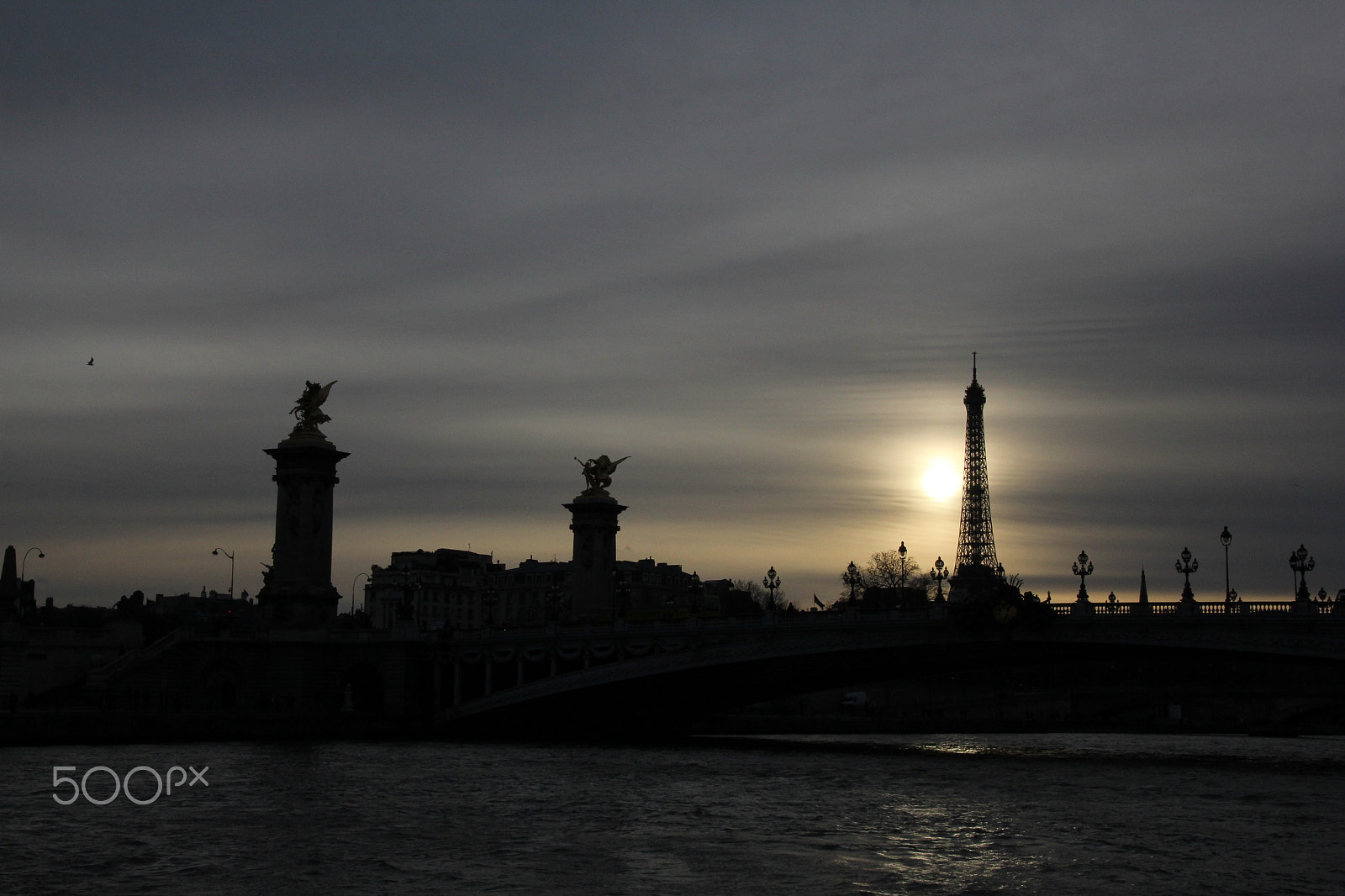 Canon EOS 60D + Tamron 16-300mm F3.5-6.3 Di II VC PZD Macro sample photo. Sunset in paris photography