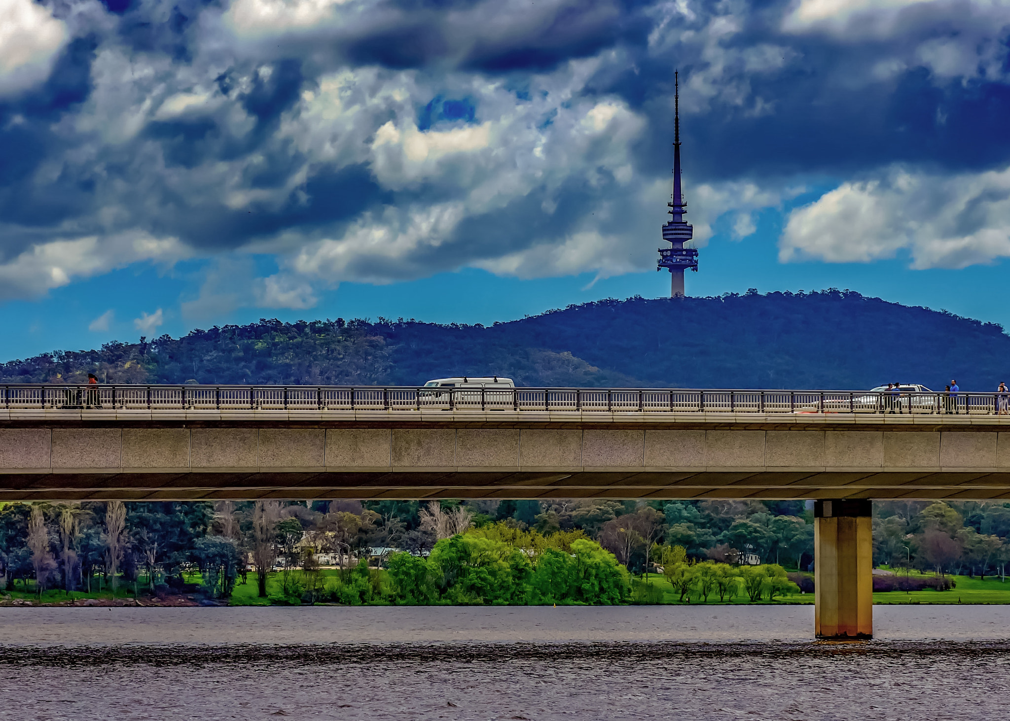 Panasonic DMC-GM1S sample photo. Telstra tower,act, australia photography