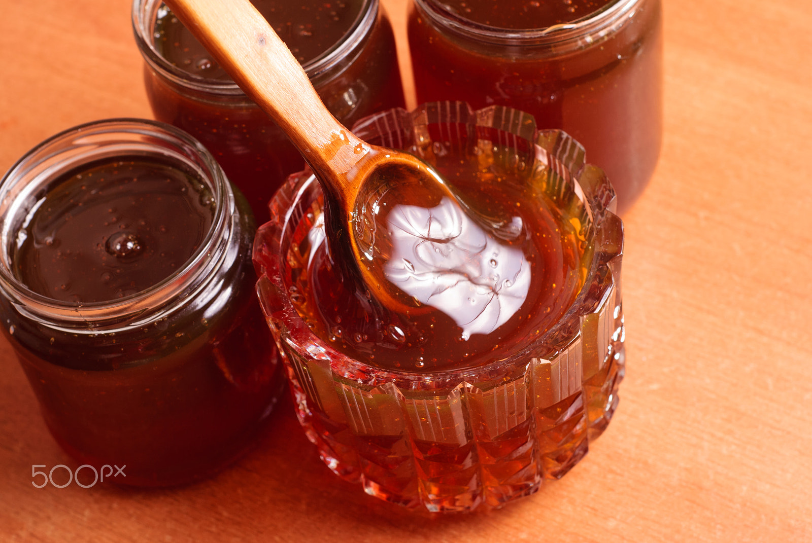 Nikon D80 + AF Nikkor 50mm f/1.8 N sample photo. Honey in vintage jars, photography