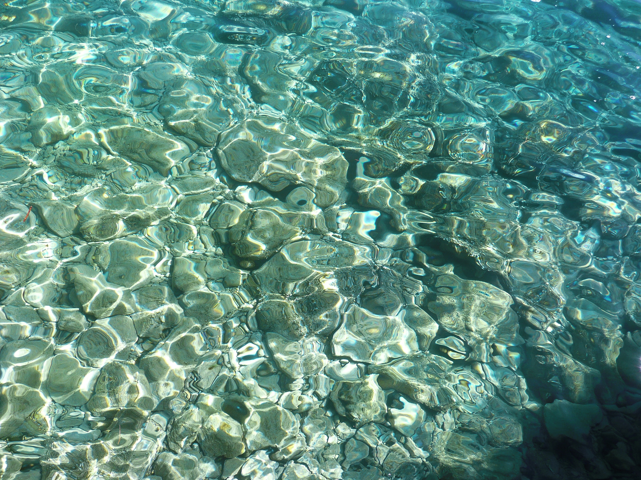 Panasonic DMC-TZ2 sample photo. Water reflections of adriatic sea 2 photography