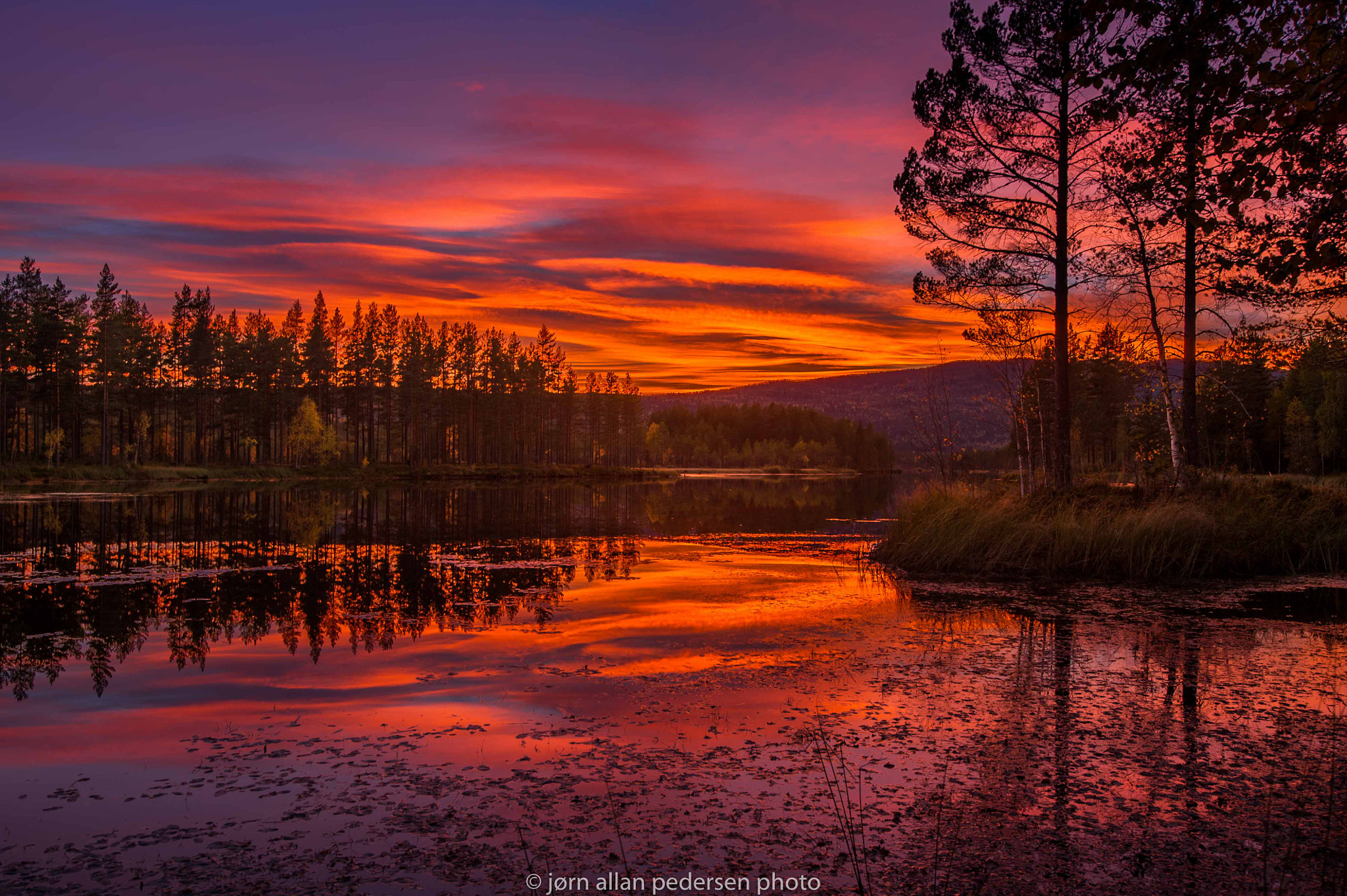 Nikon D3S sample photo. Autun sunset photography