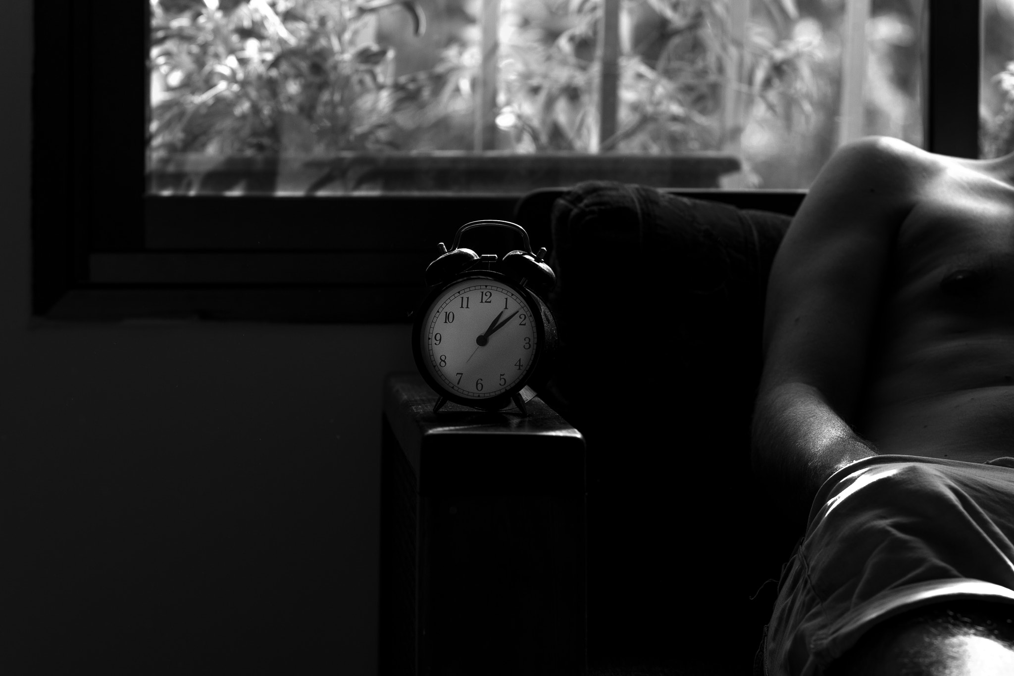 The clock no 3. - Self portrait