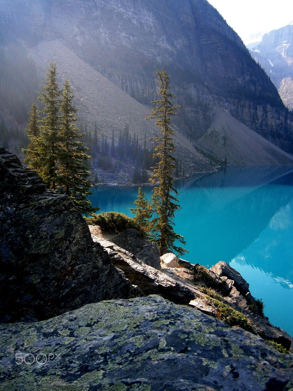 Olympus VG120,D705 sample photo. Lake moraine  3 photography