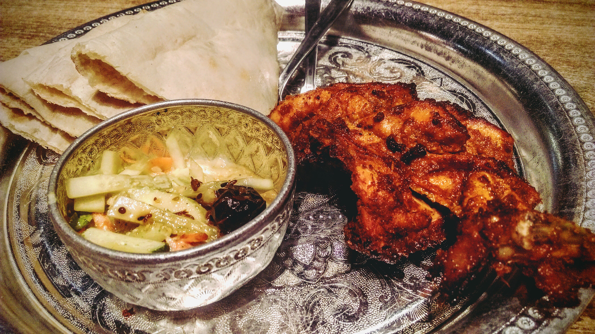 HTC DESIRE 820 DUAL SIM sample photo. Tandoori chicken photography