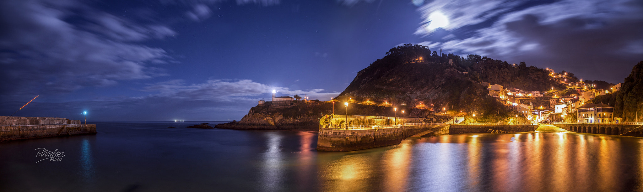 Sony SLT-A58 sample photo. Cudillero de noche 3 images photography