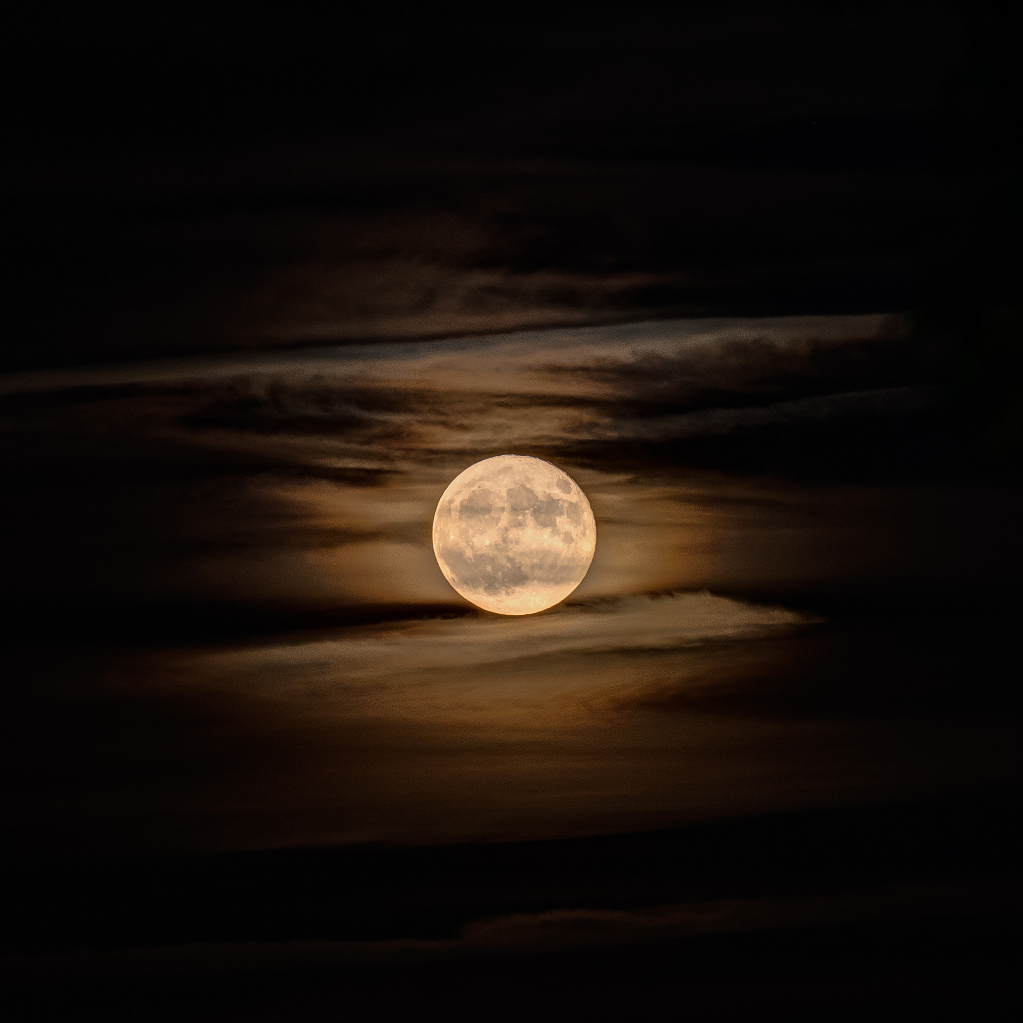 Canon EF 70-200mm F4L USM sample photo. Supermoon photography