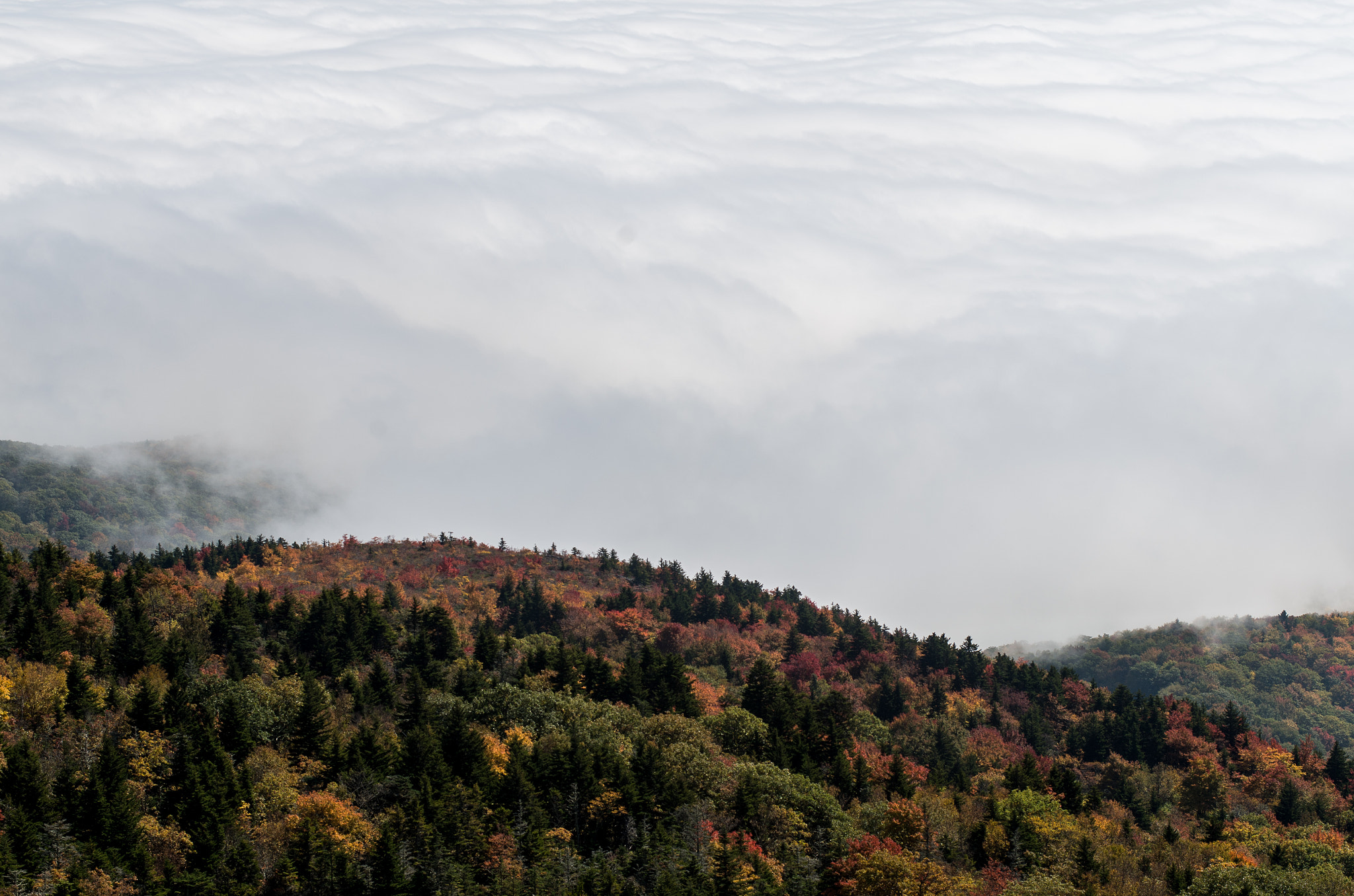 Pentax K-50 + Pentax smc DA* 55mm F1.4 SDM sample photo. Fall with a blanket of clouds photography