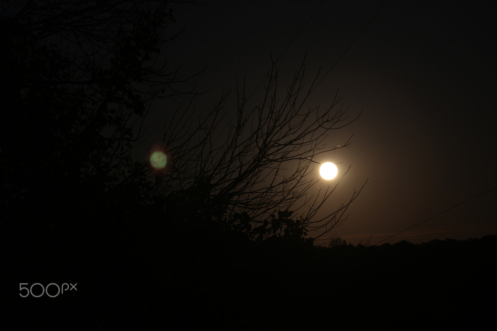 Canon EOS 100D (EOS Rebel SL1 / EOS Kiss X7) + EF75-300mm f/4-5.6 sample photo. Moonrise photography