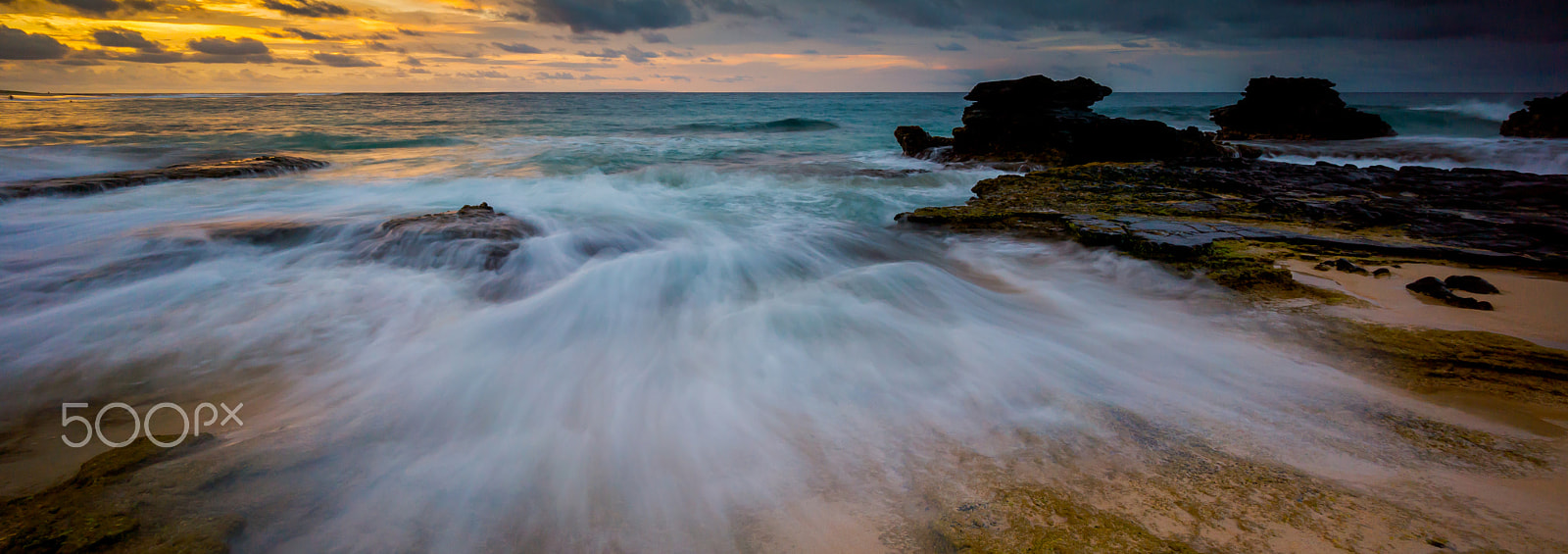 Sony Alpha NEX-7 sample photo. First wave at sunrise photography