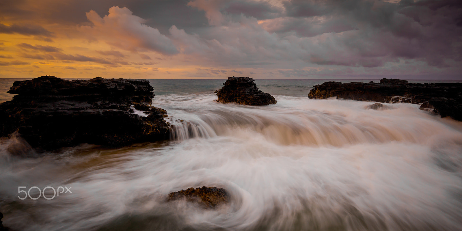 Sony Alpha NEX-7 sample photo. Waves at sunrise photography