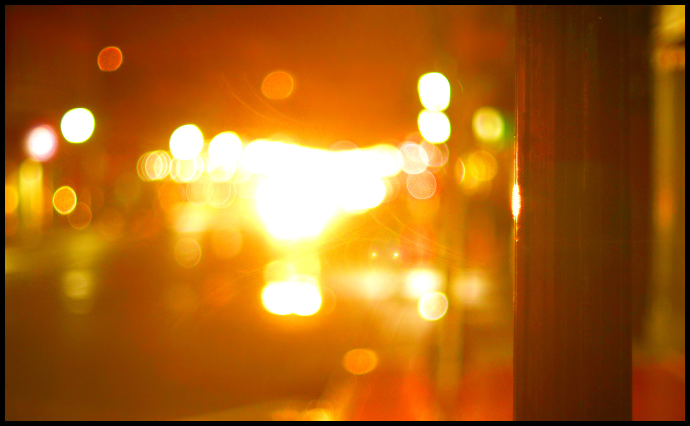 Manual Lens No CPU sample photo. Rainy city night xxii photography