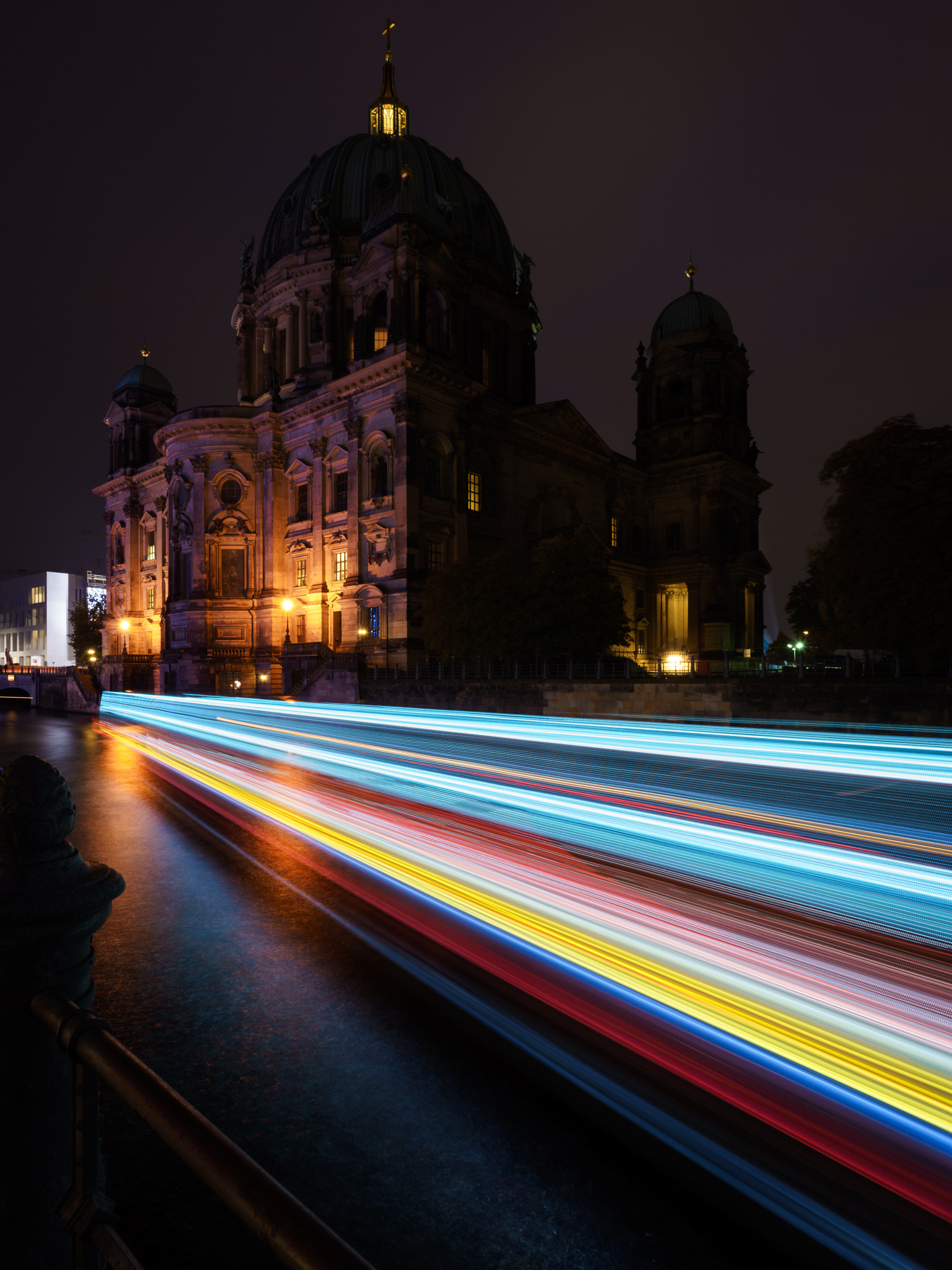 Sony a7 II sample photo. The berliner dom by night photography