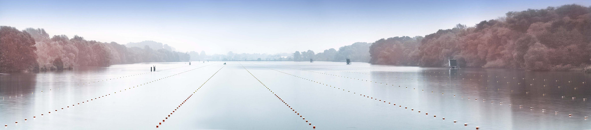 Sony a7R + Canon EF 70-200mm F4L USM sample photo. Doveelbe nebel panorama photography