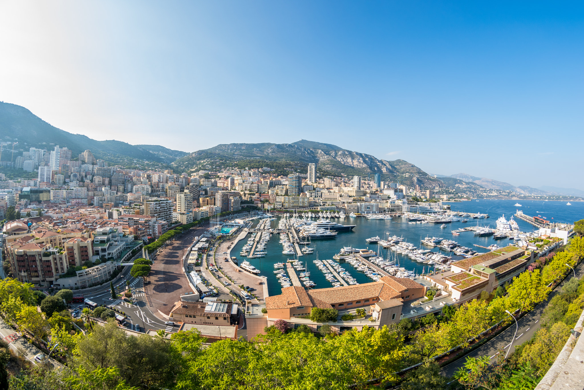 Nikon D5300 + Samyang 8mm F3.5 Aspherical IF MC Fisheye sample photo. Monaco ville photography