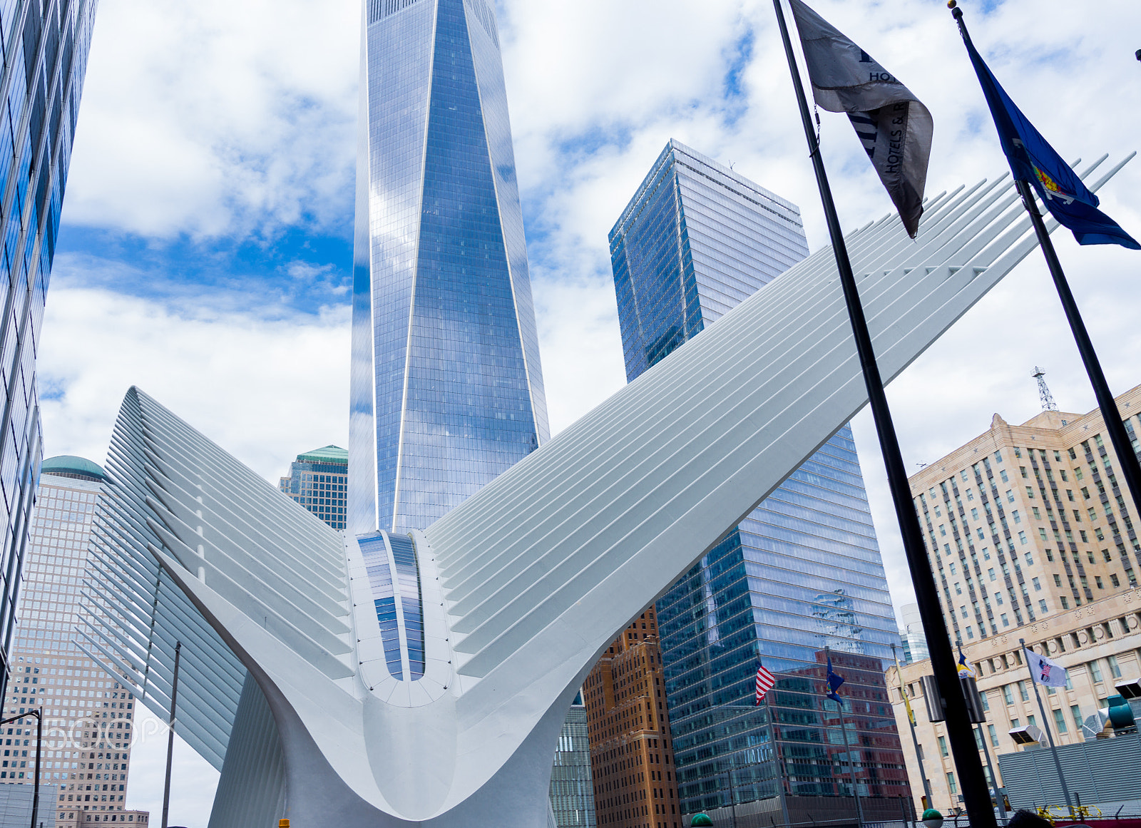 Sony a7R sample photo. Oculus and freedom tower photography