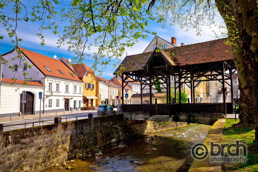Canon EOS 6D + Canon EF 16-35mm F4L IS USM sample photo. Samobor river and old wooden bridge photography