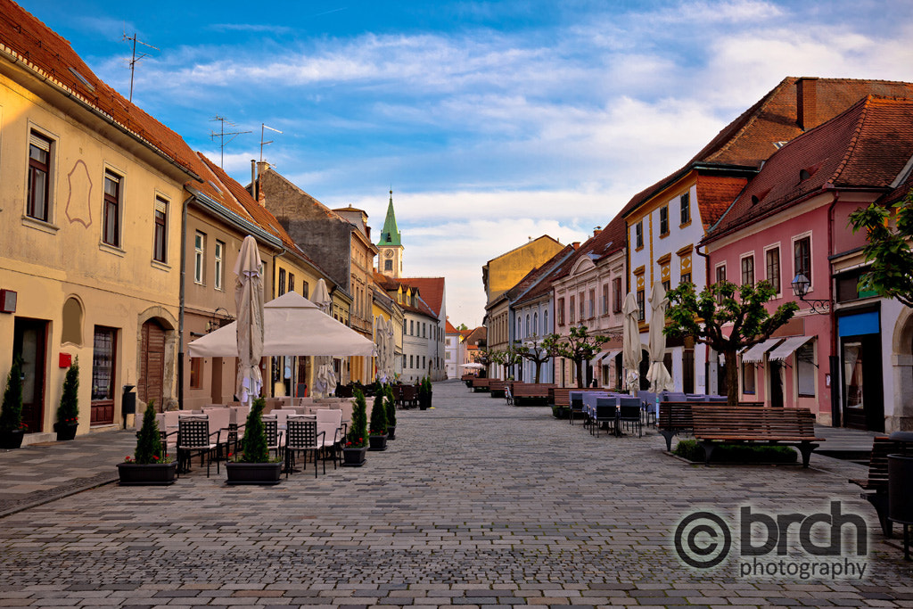 Canon EOS 6D + Canon EF 16-35mm F4L IS USM sample photo. Baroque town of varazdin street view photography